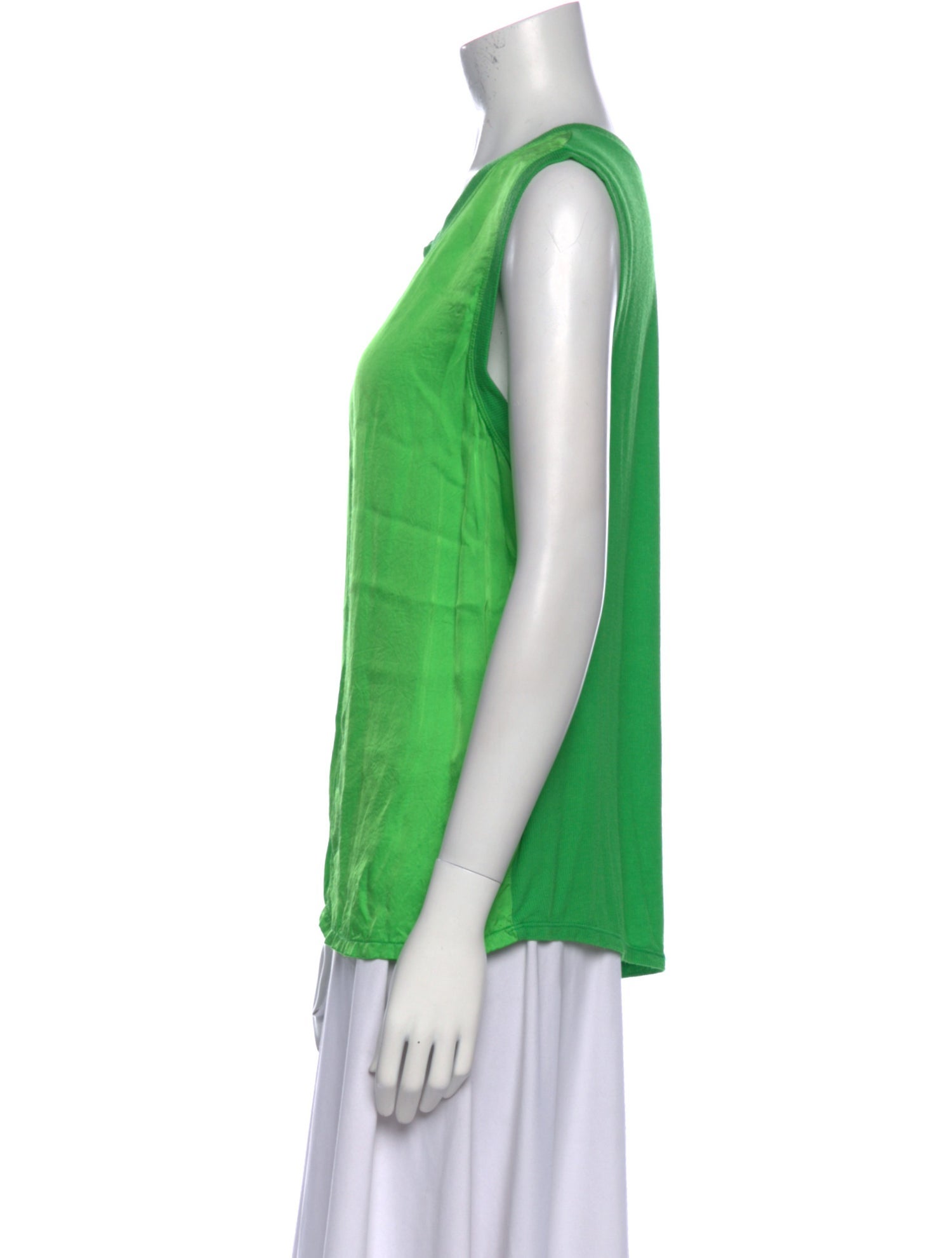Raquel Allegra Scoop Neck Sleeveless Top