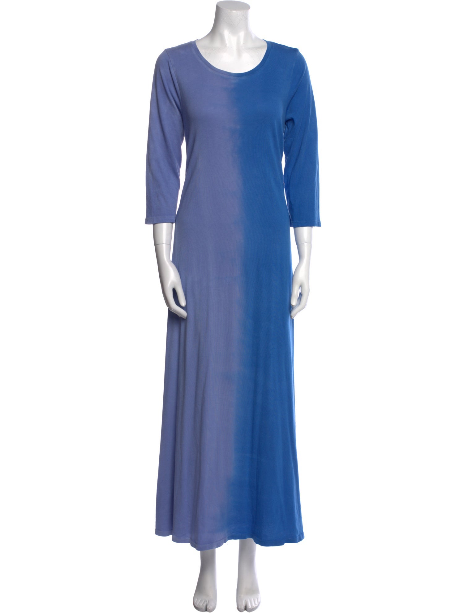 Raquel Allegra Scoop Neck Long Dress