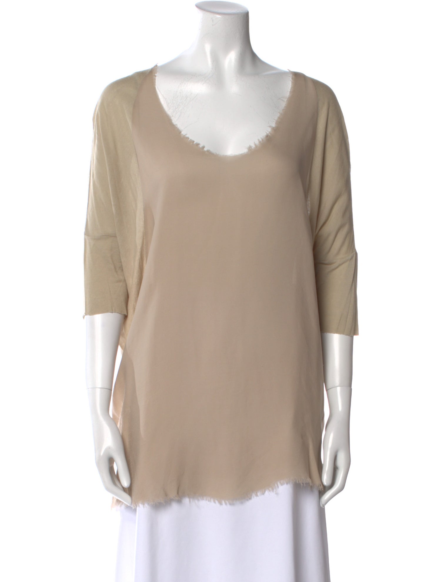 Raquel Allegra Silk V-Neck Tunic