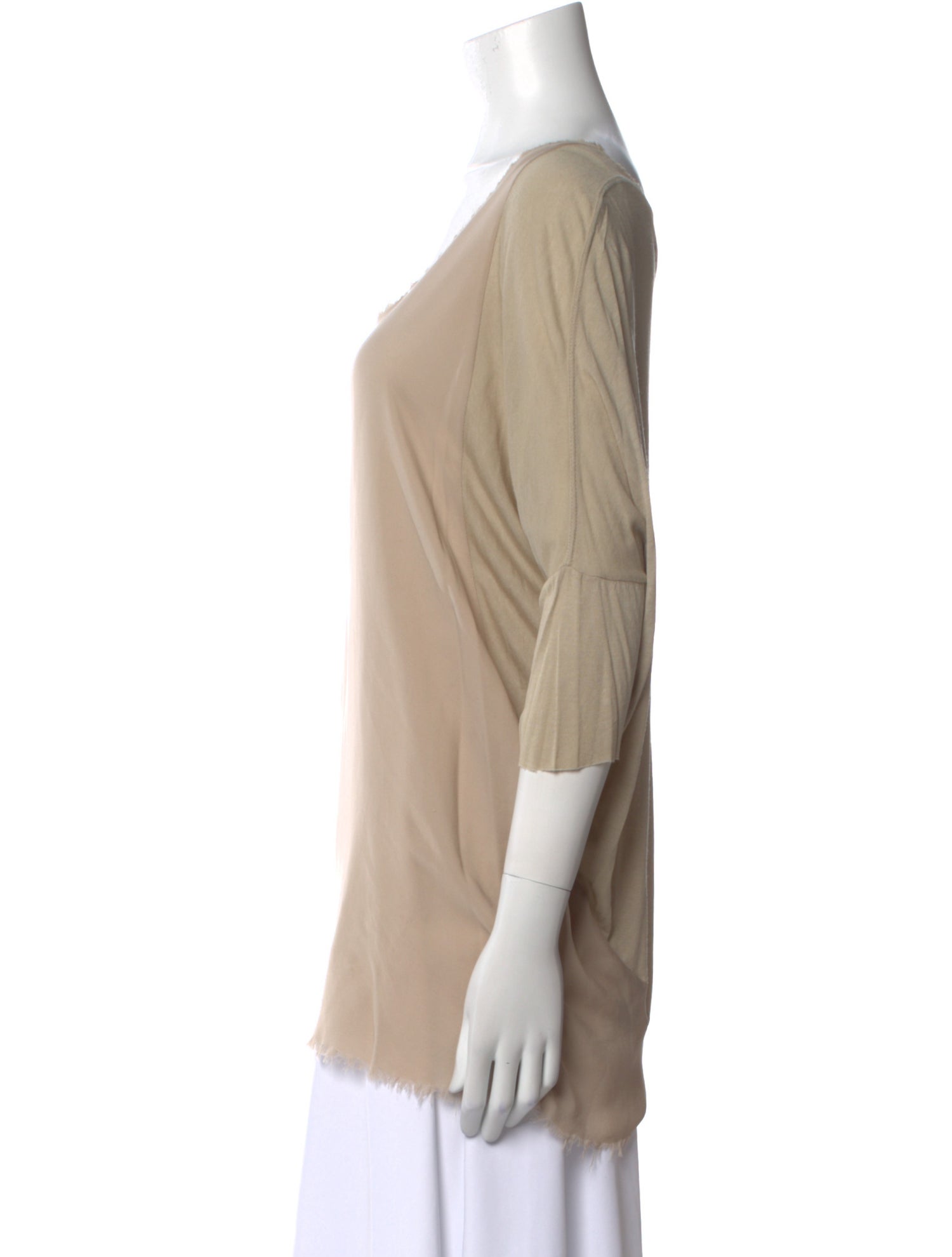 Raquel Allegra Silk V-Neck Tunic