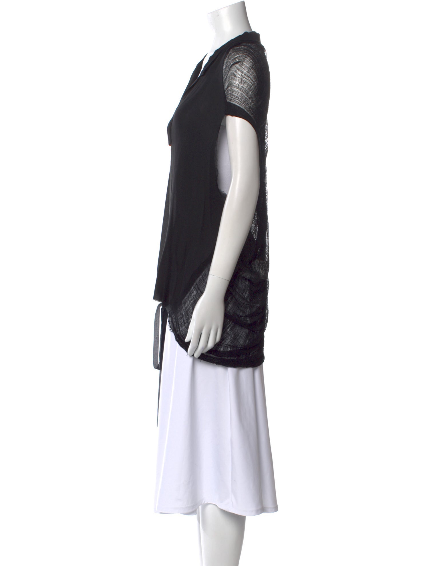 Raquel Allegra Silk V-Neck Tunic