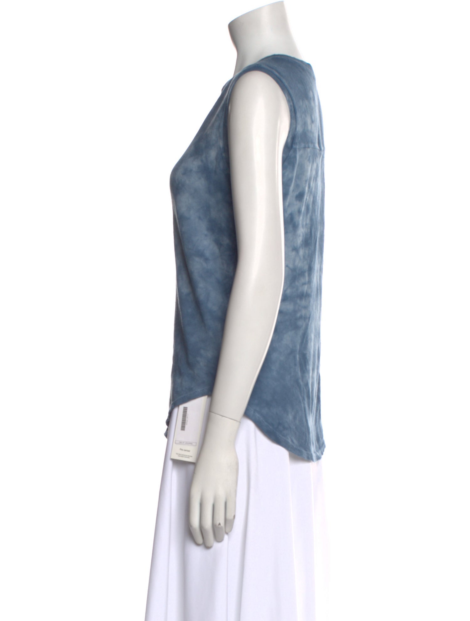 Raquel Allegra Graphic Print Crew Neck Top w/ Tags