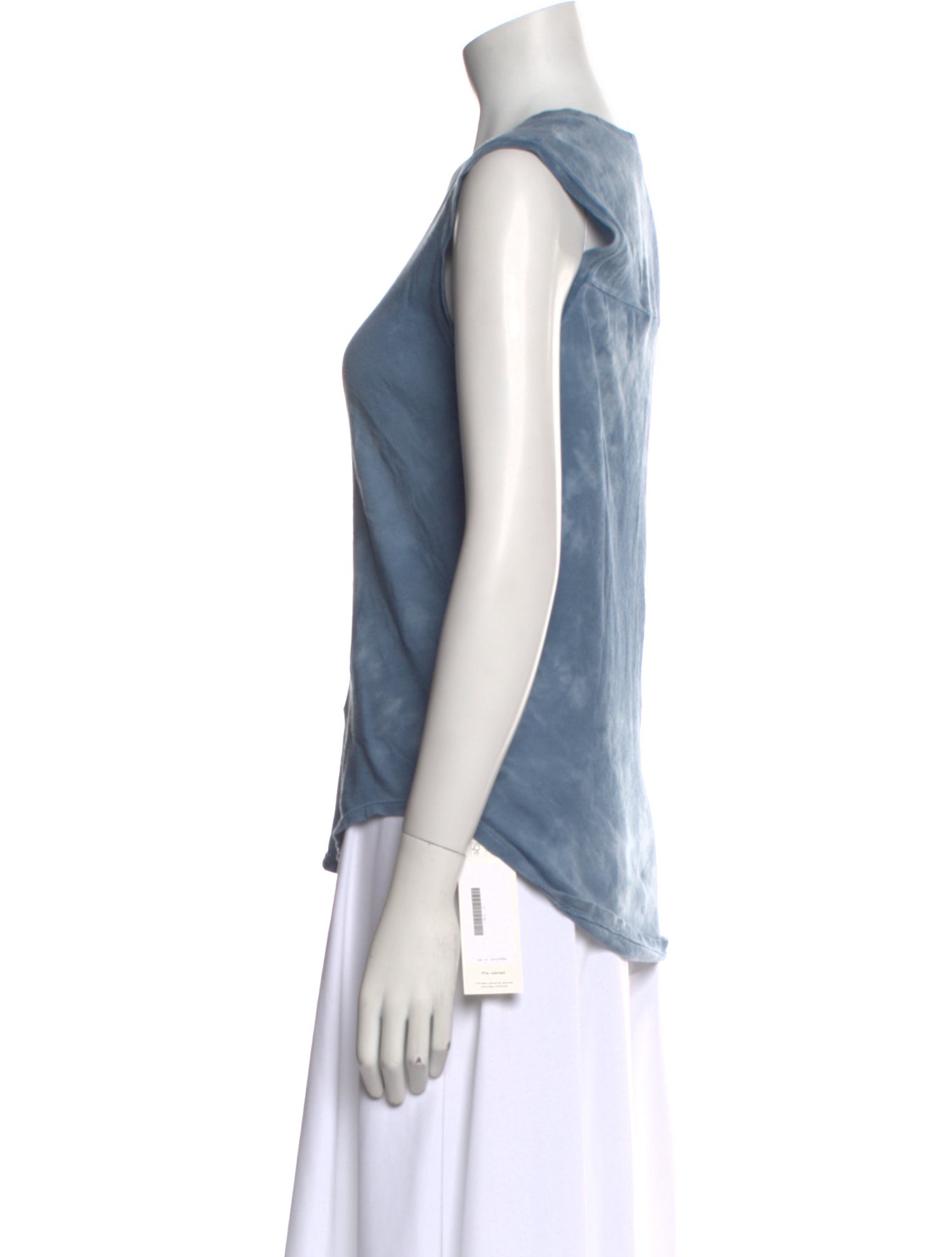 Raquel Allegra Graphic Print Crew Neck Top w/ Tags