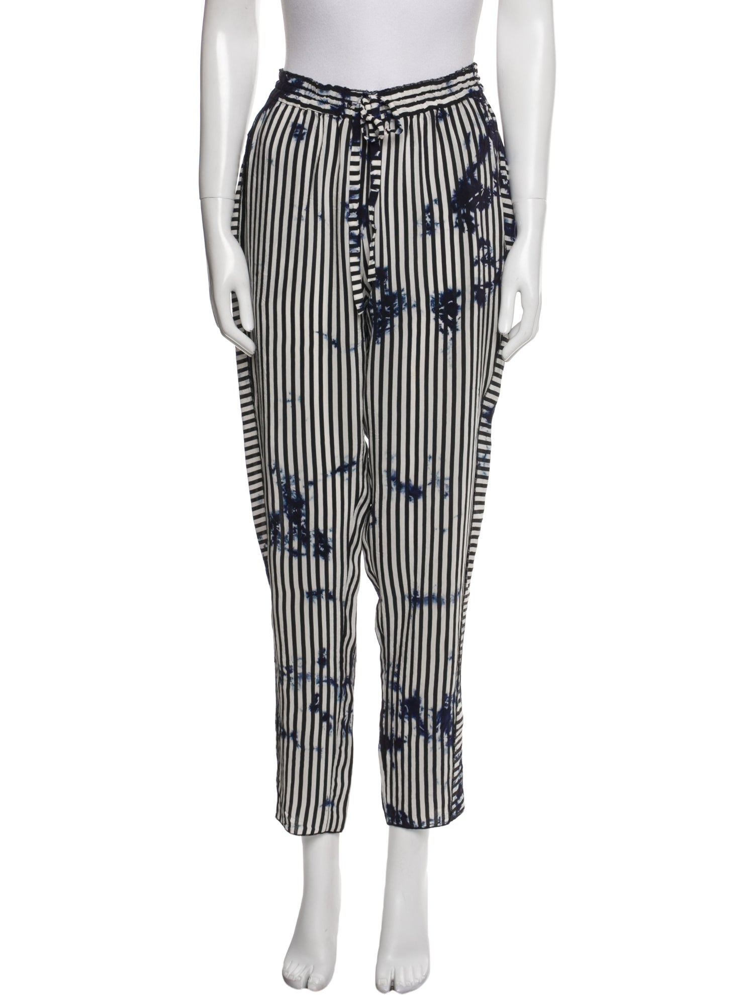 Raquel Allegra Silk Straight Leg Pants