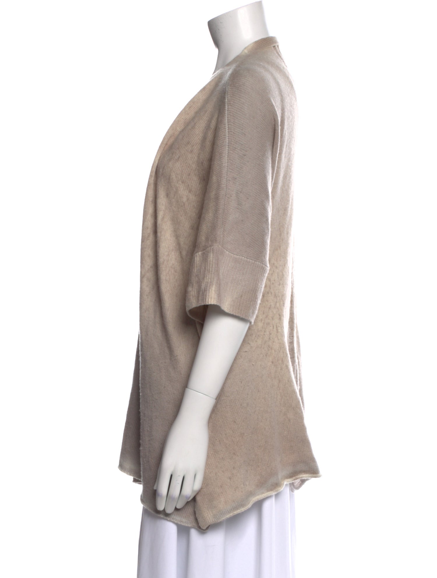 Raquel Allegra Merino Wool Open Front Sweater