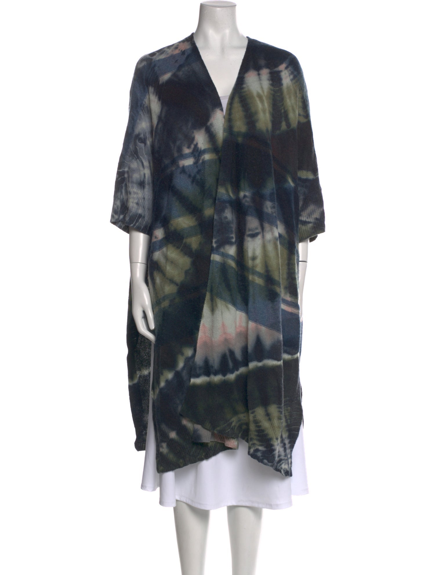 Raquel Allegra Merino Wool Tie-Dye Print Sweater