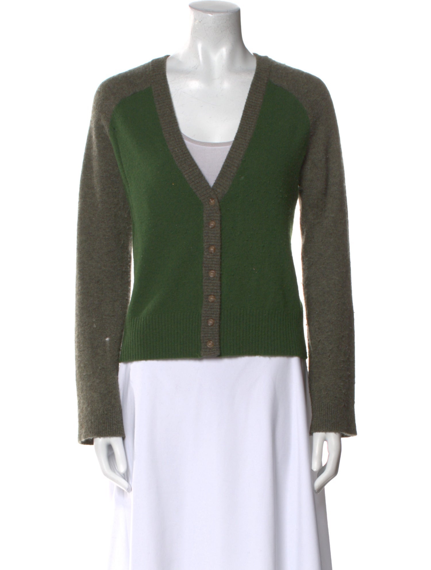 Raquel Allegra Cashmere V-Neck Sweater