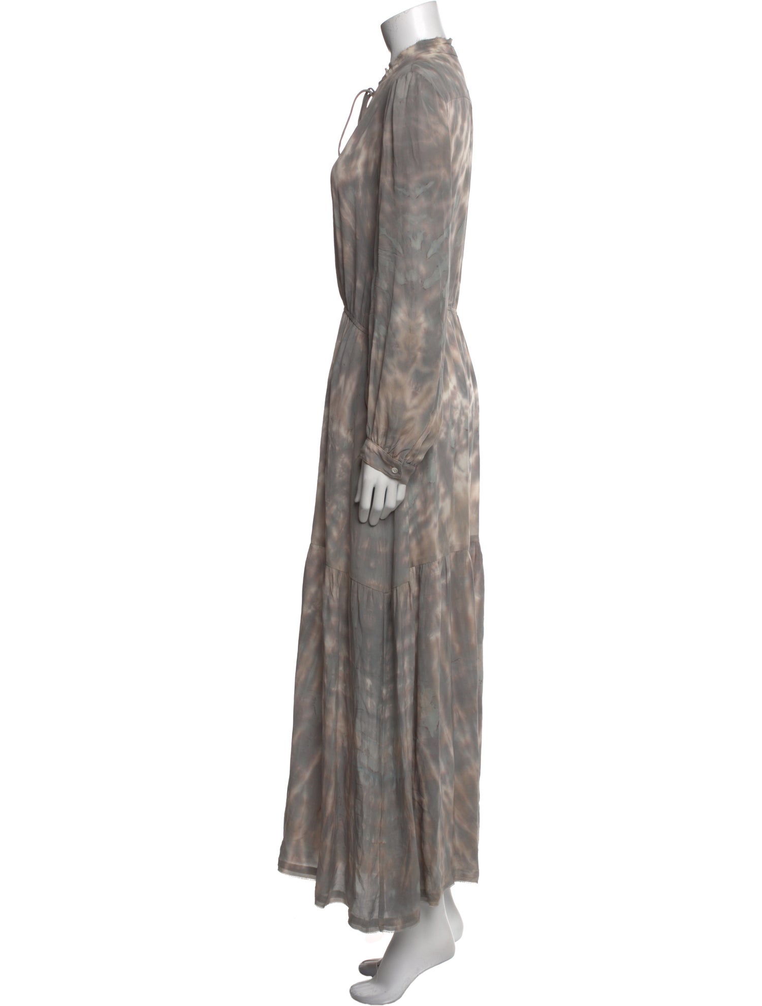 Raquel Allegra Silk Long Dress