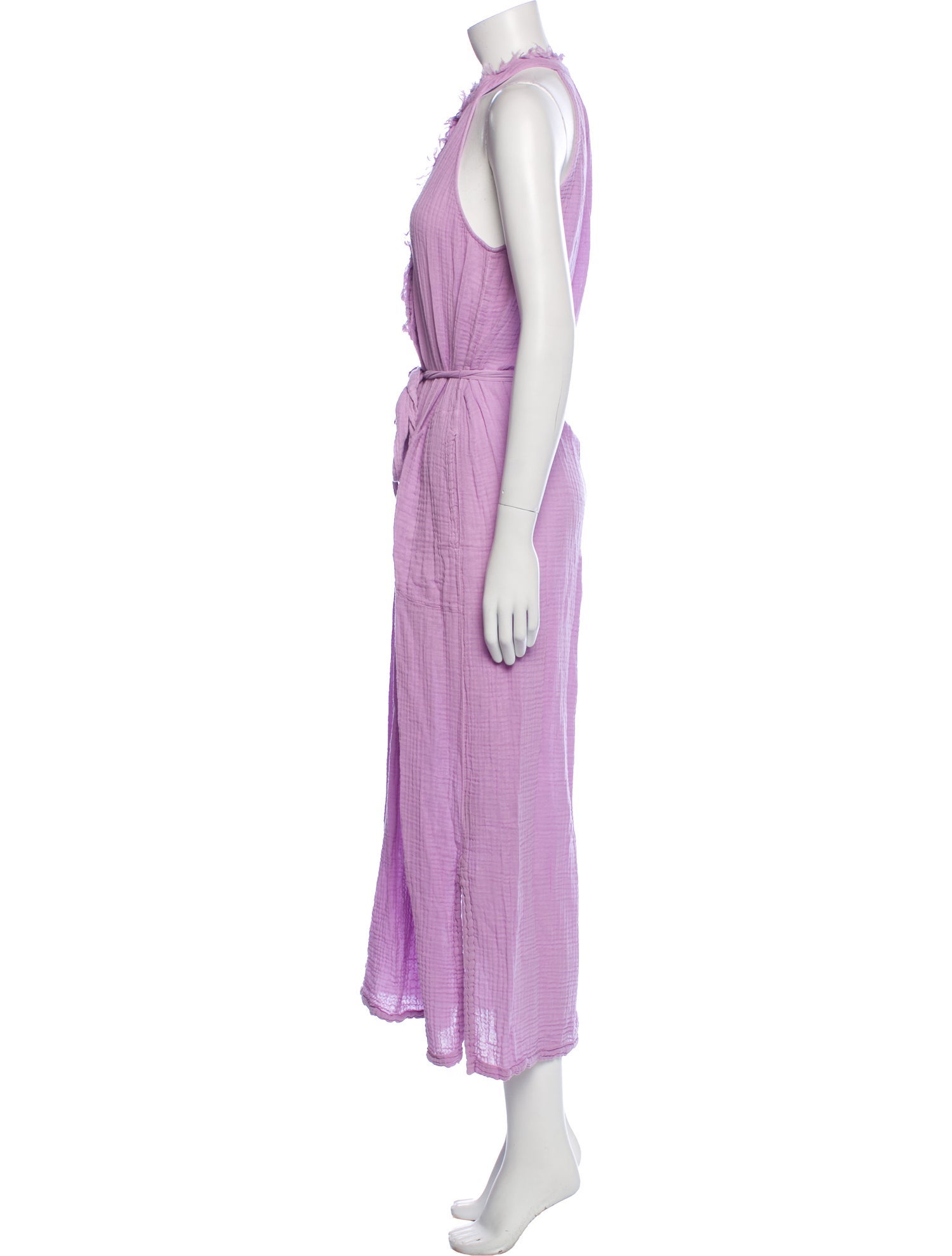 Raquel Allegra Halterneck Long Dress