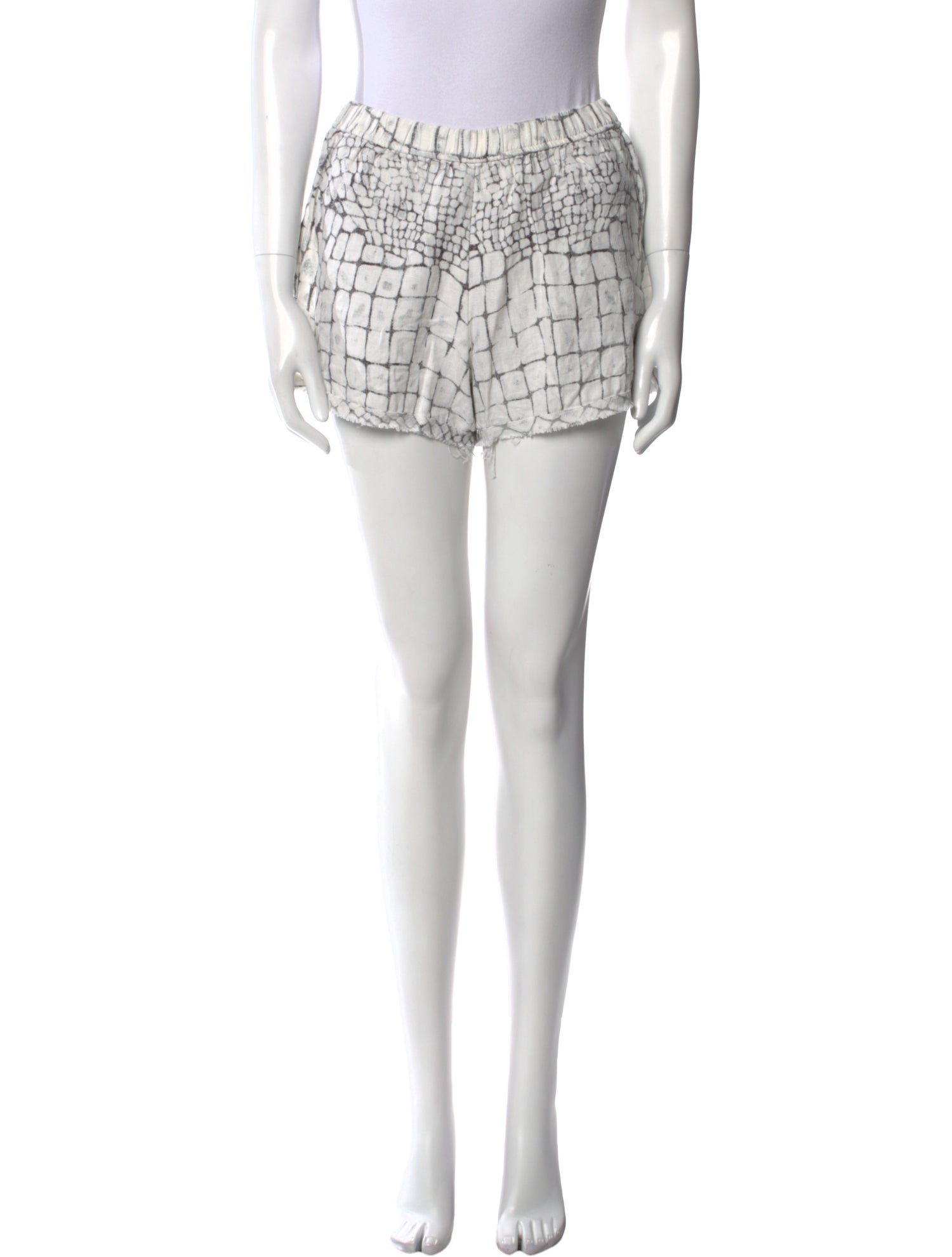 Raquel Allegra Linen Mini Shorts