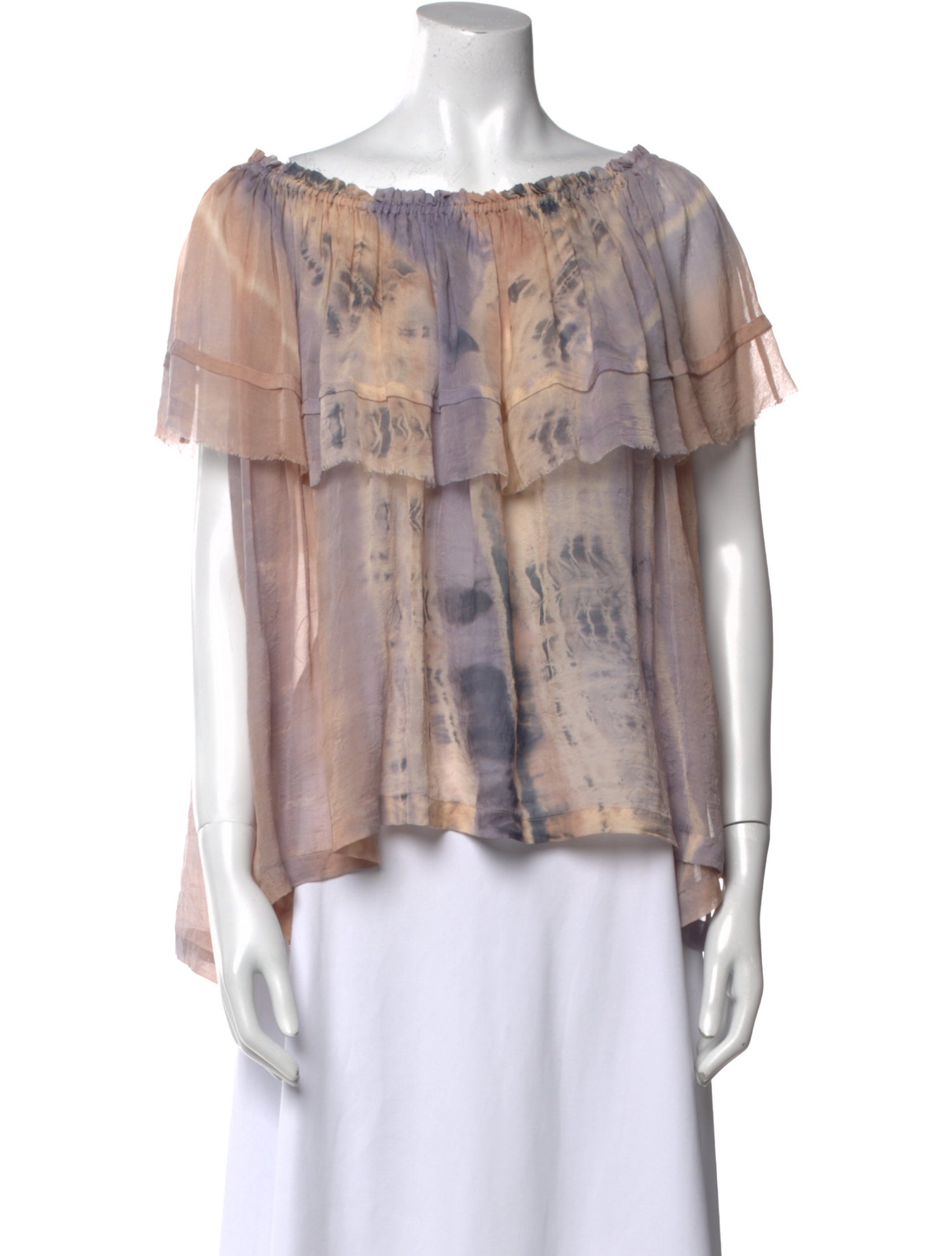 Raquel Allegra Silk Printed Blouse