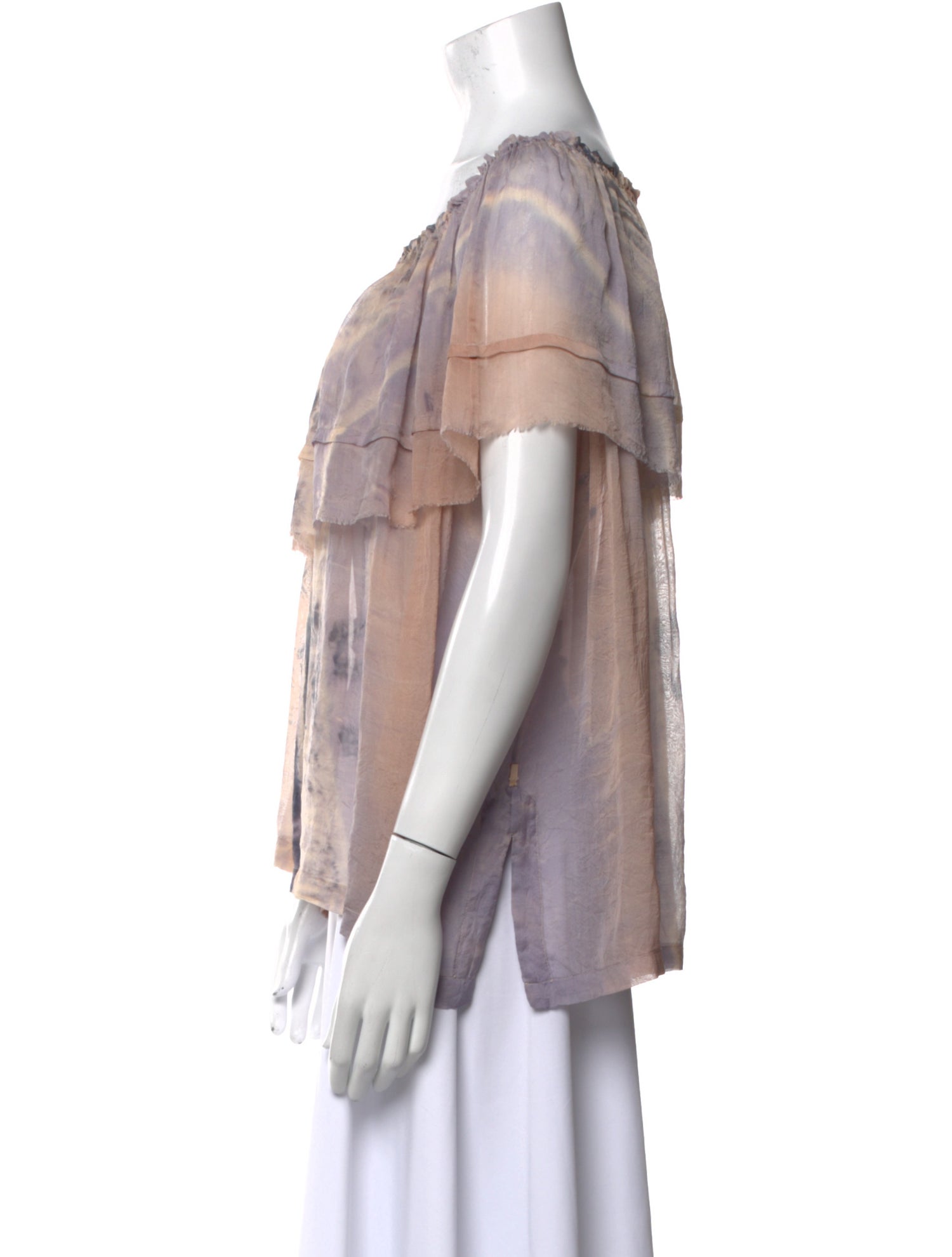 Raquel Allegra Silk Printed Blouse