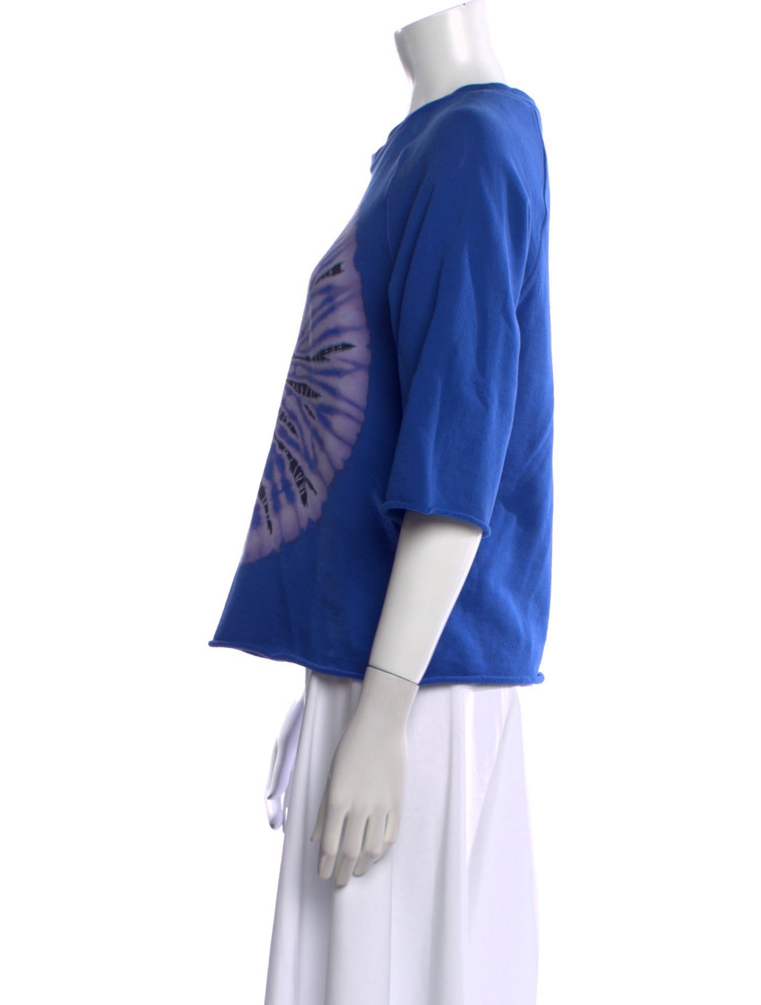 Raquel Allegra Graphic Print Crew Neck T-Shirt