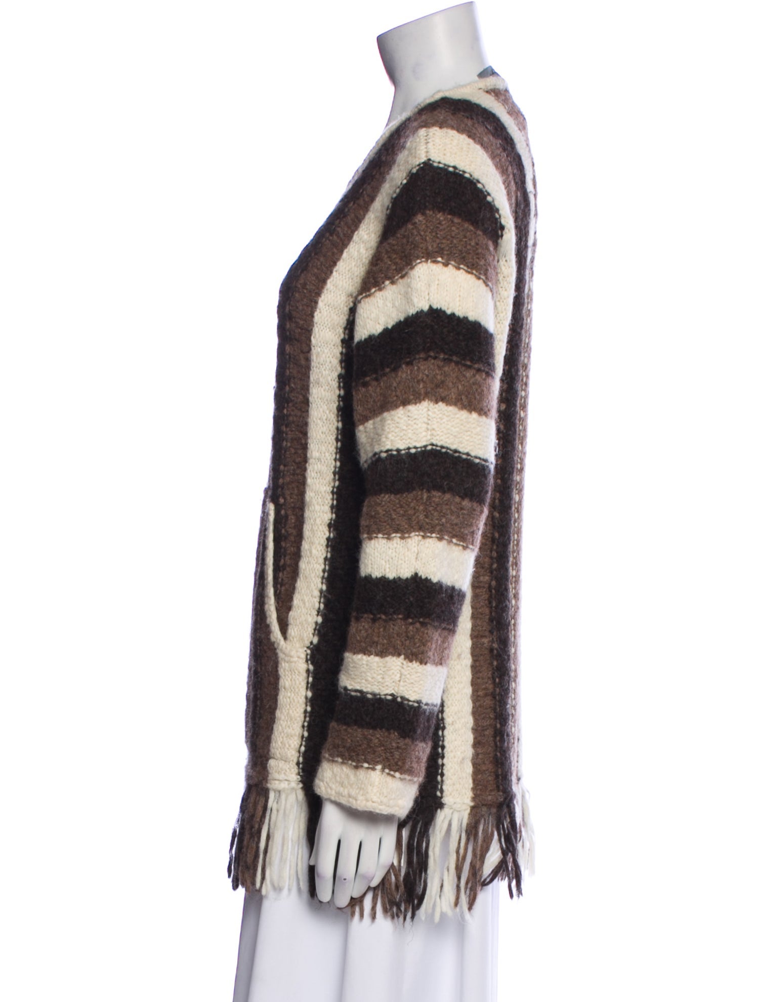 Raquel Allegra Baby Alpaca Striped Sweater