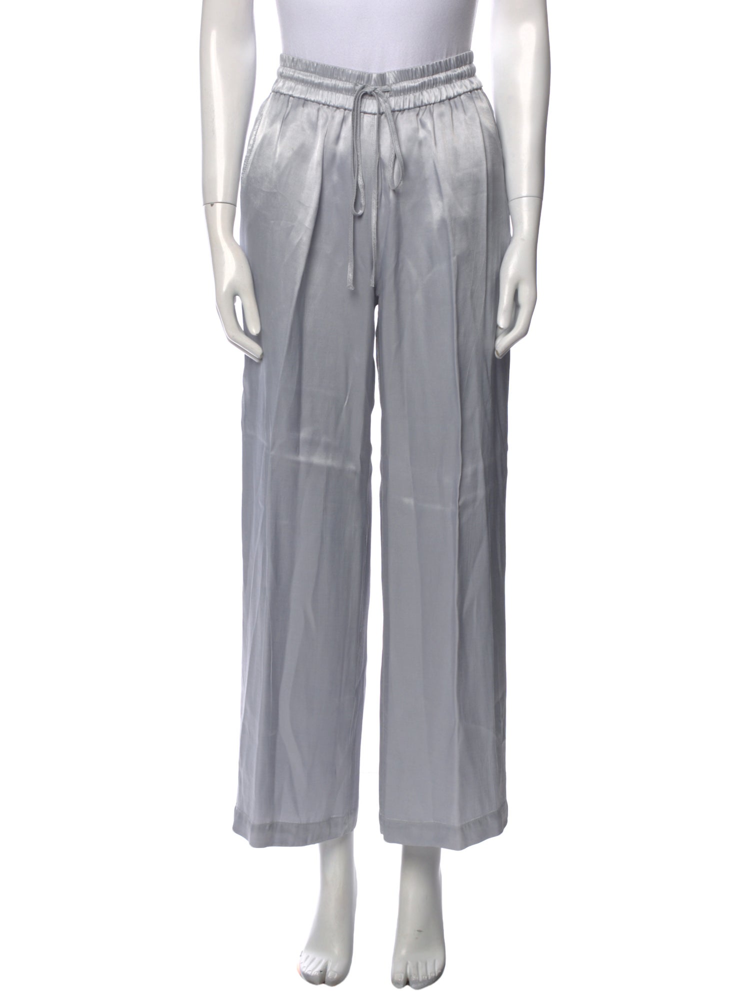 Raquel Allegra Satin Wide Leg Pants