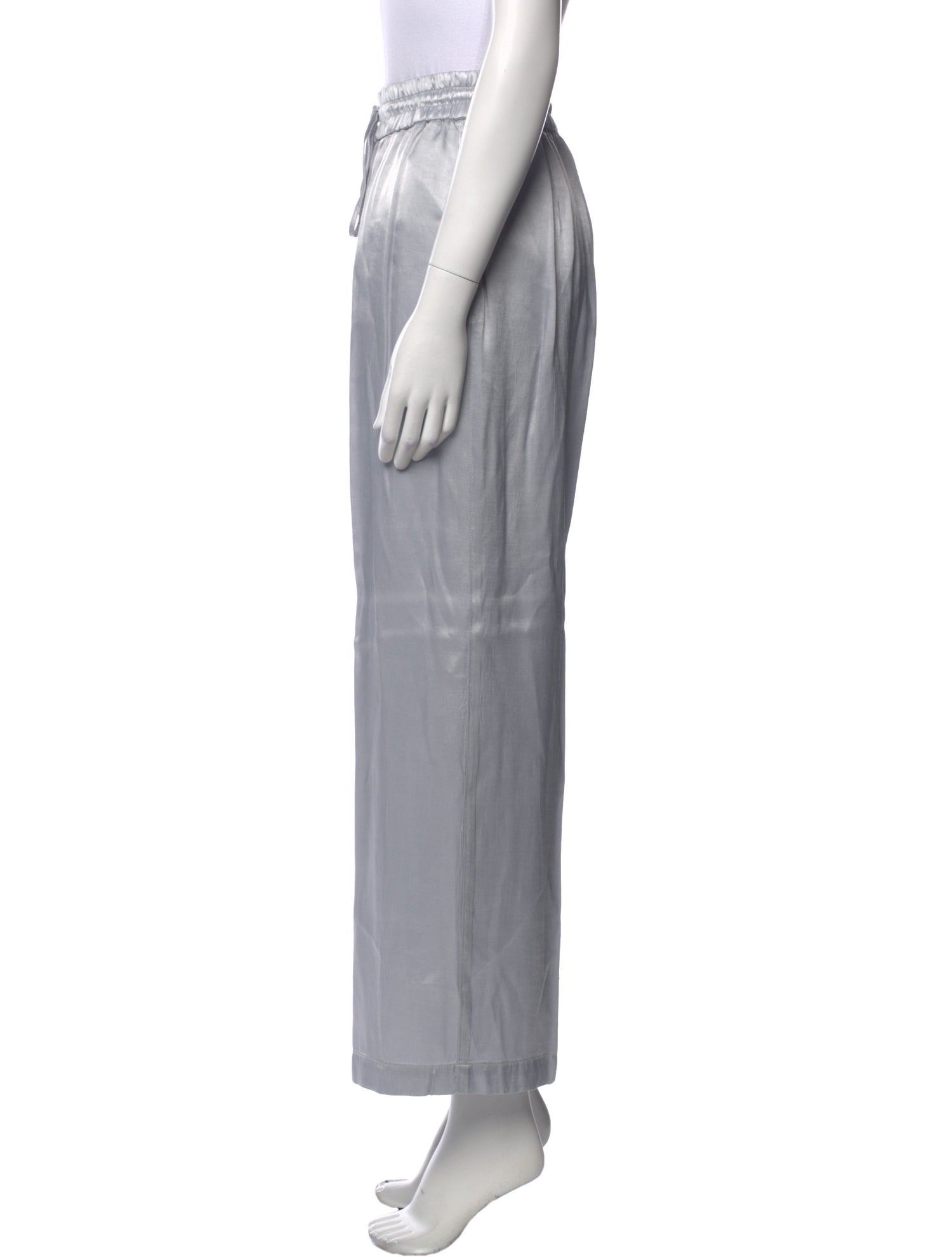 Raquel Allegra Satin Wide Leg Pants