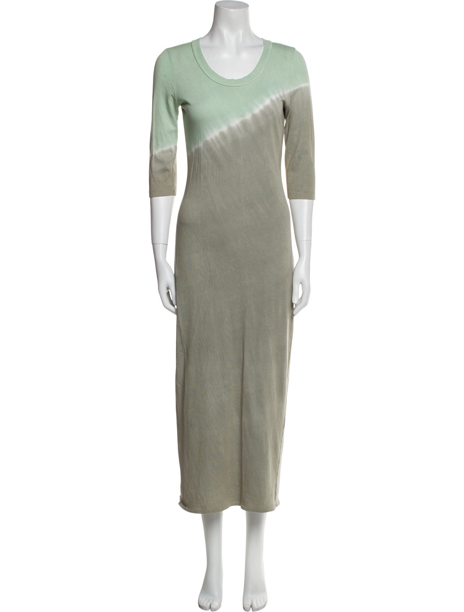 Raquel Allegra Scoop Neck Long Dress