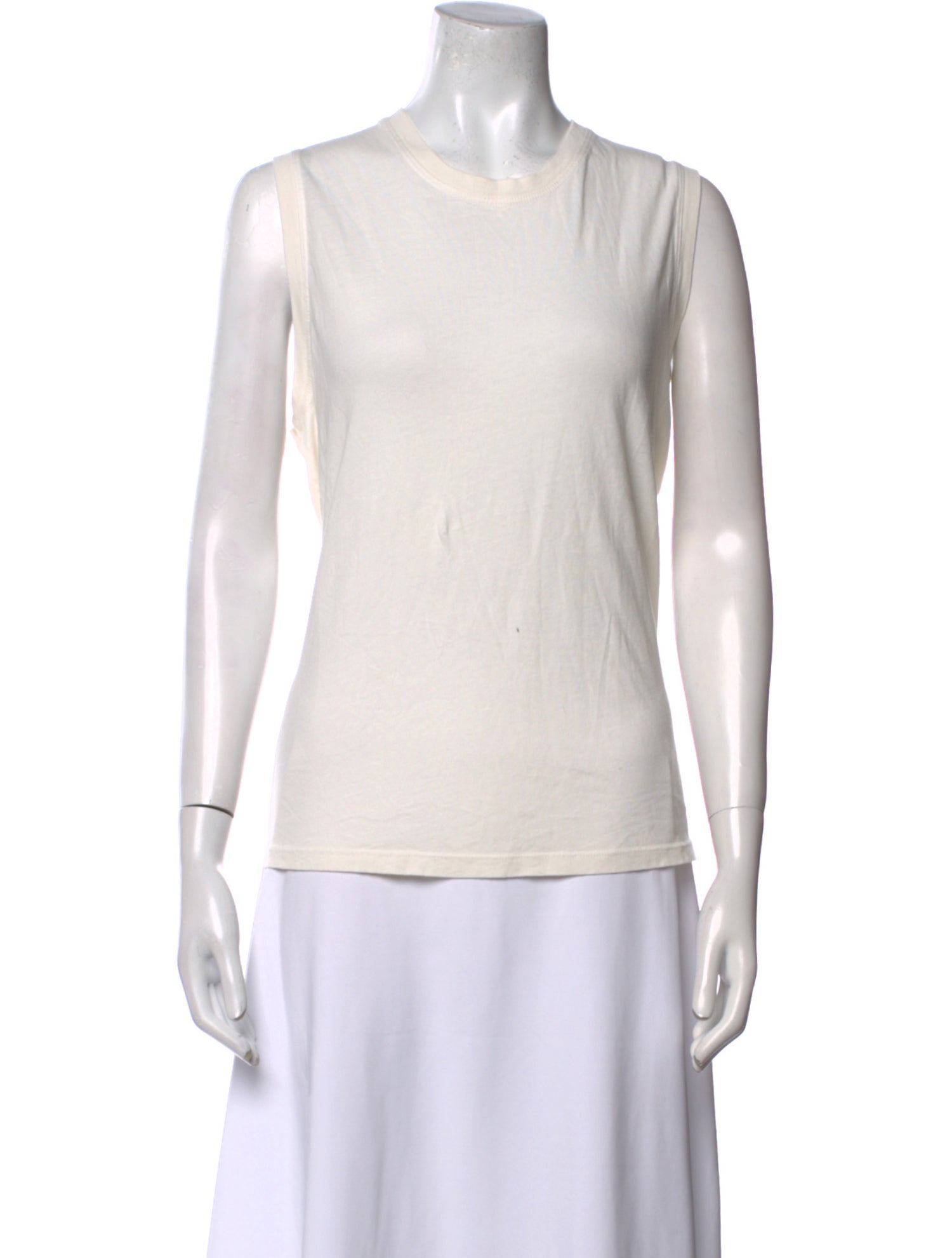 Raquel Allegra Crew Neck Sleeveless Top