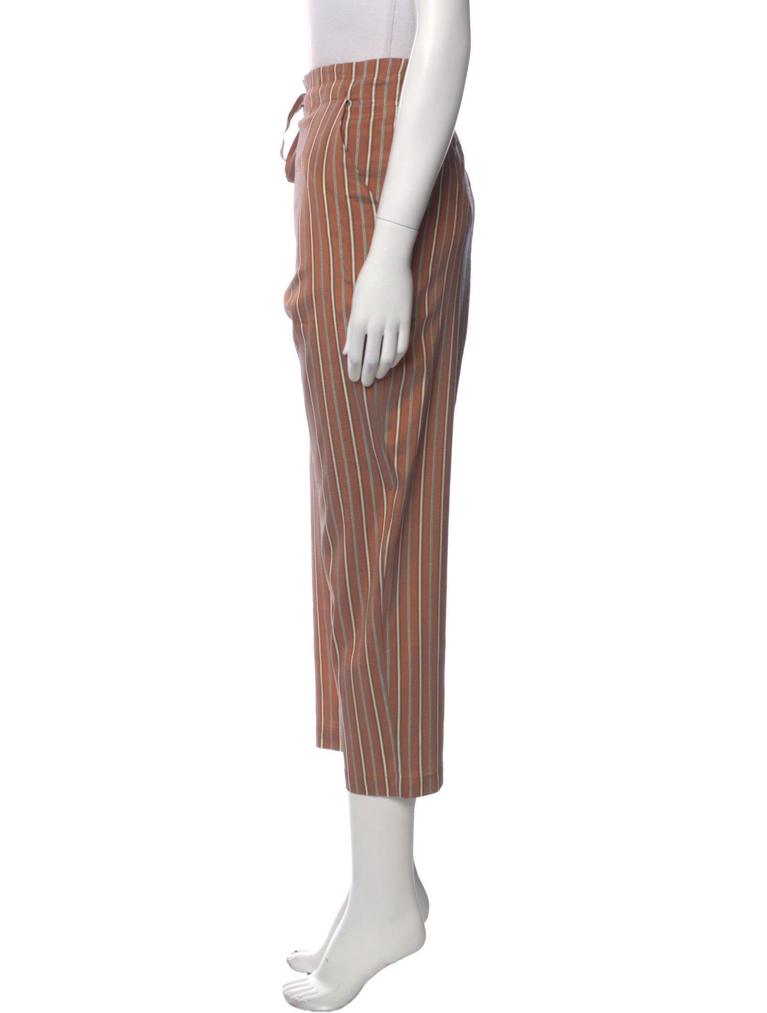 Raquel Allegra Striped Straight Leg Pants