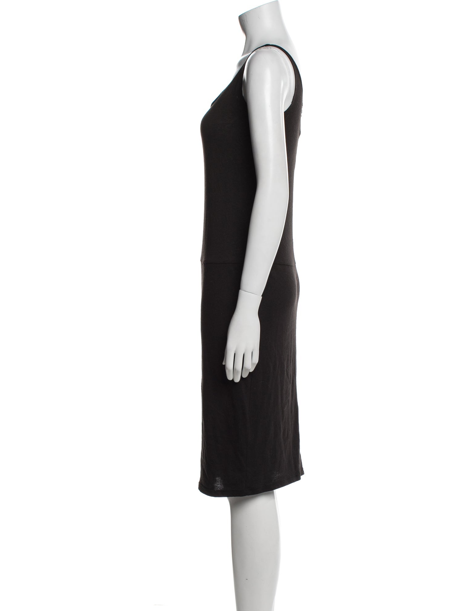 Raquel Allegra Scoop Neck Knee-Length Dress