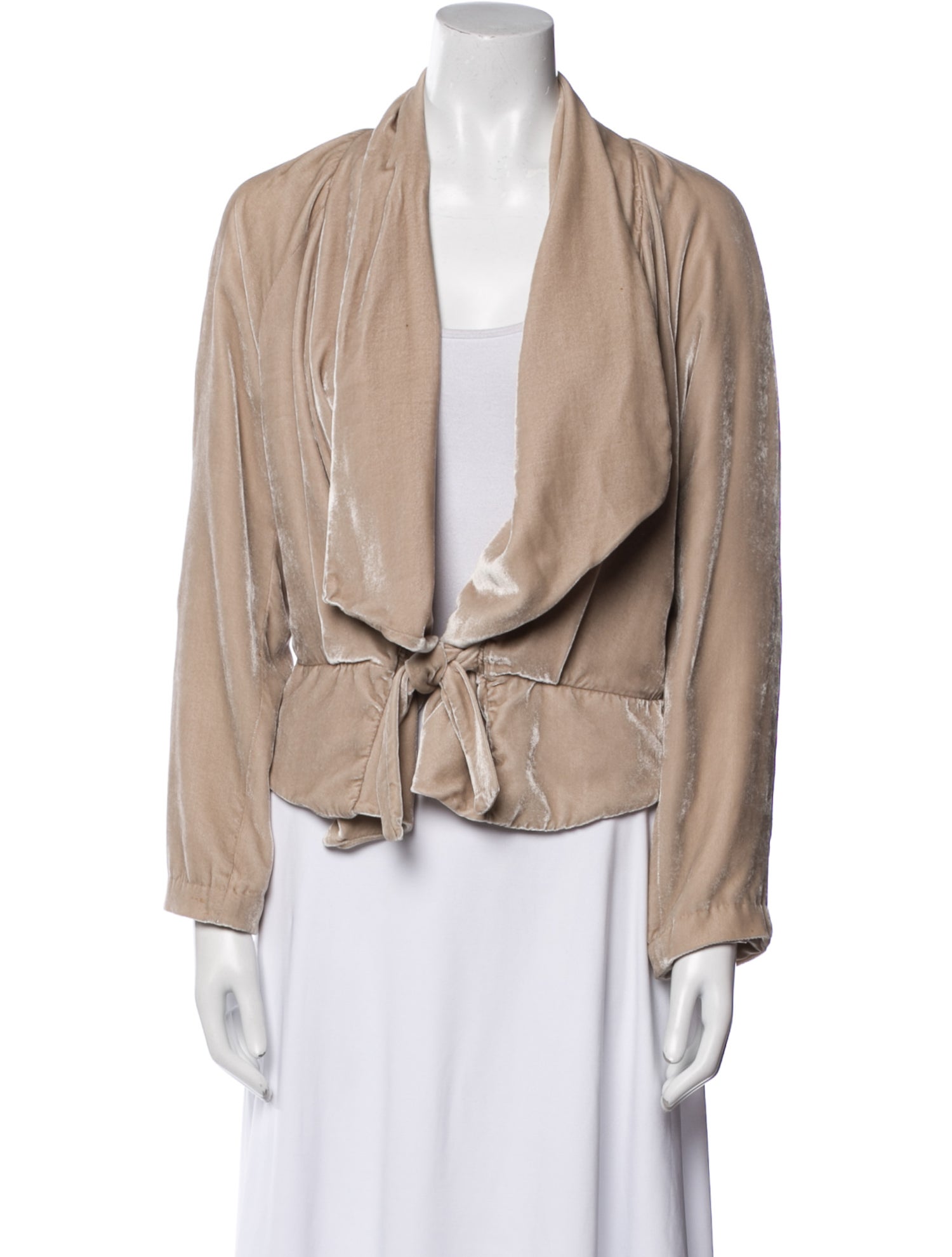 Raquel Allegra Silk Biker Jacket
