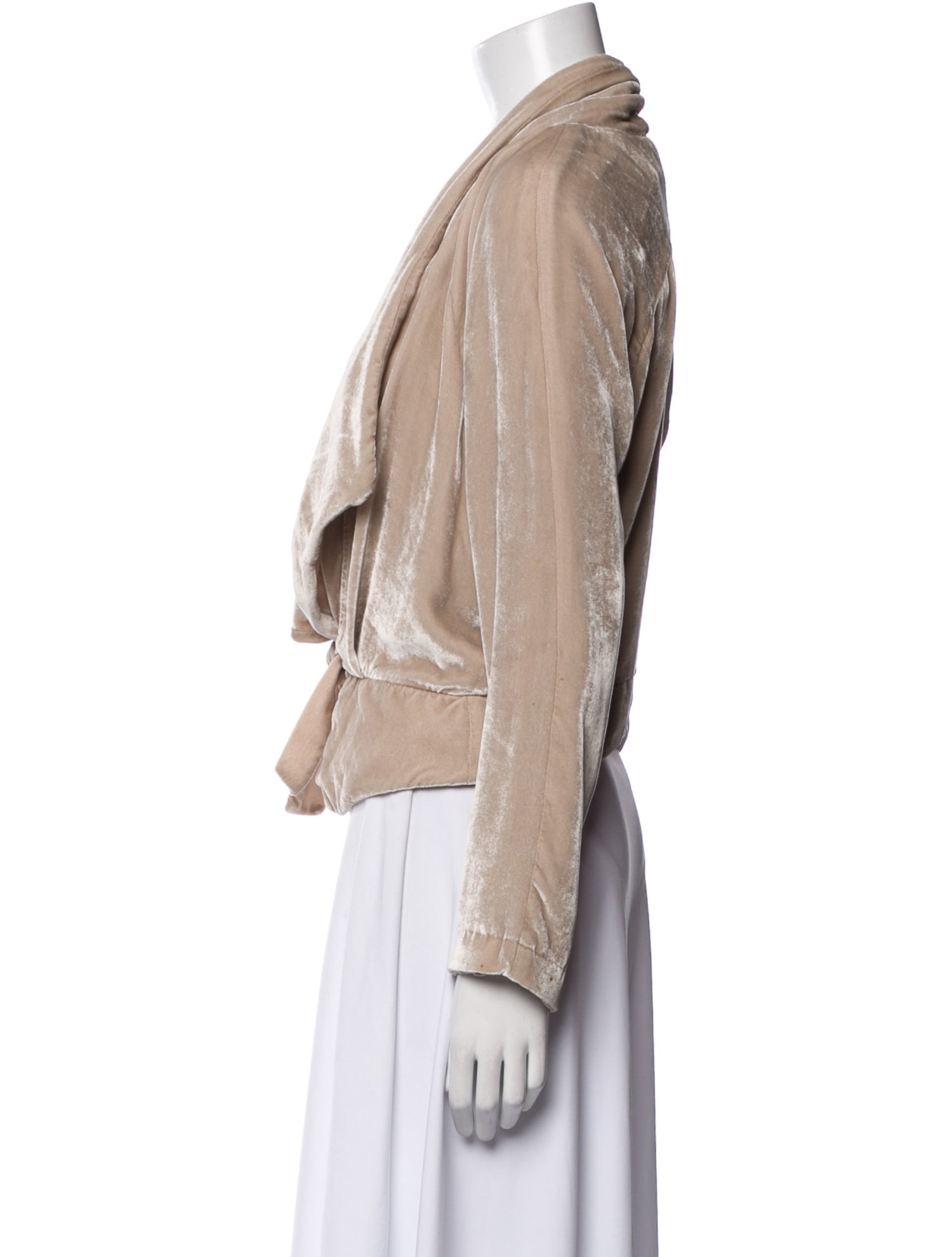 Raquel Allegra Silk Biker Jacket
