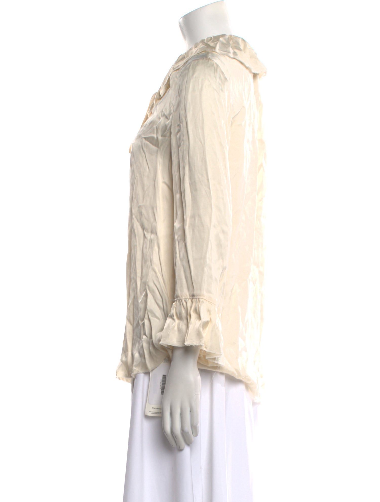 Raquel Allegra V-Neck Long Sleeve Blouse