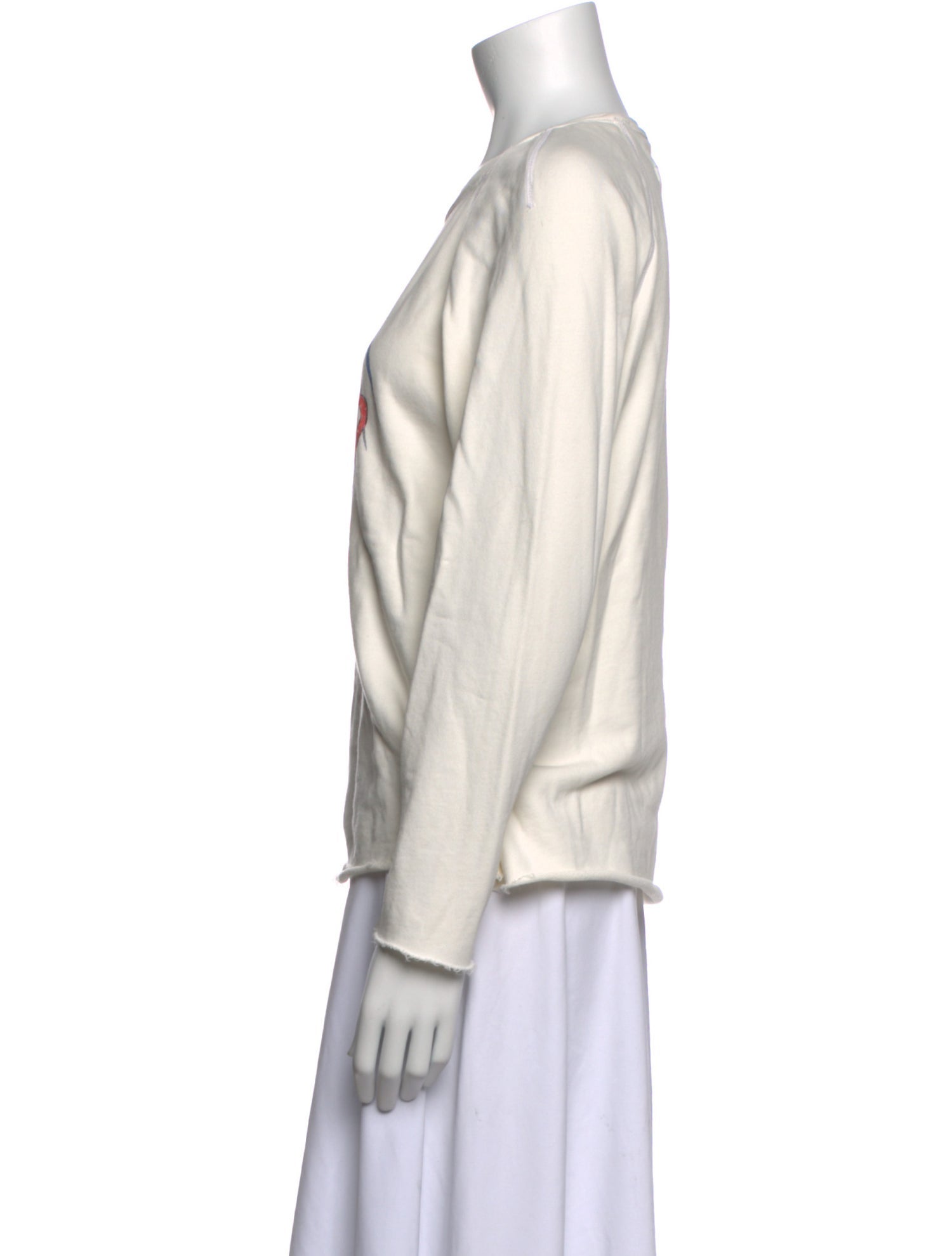 Raquel Allegra Graphic Print Crew Neck Sweatshirt