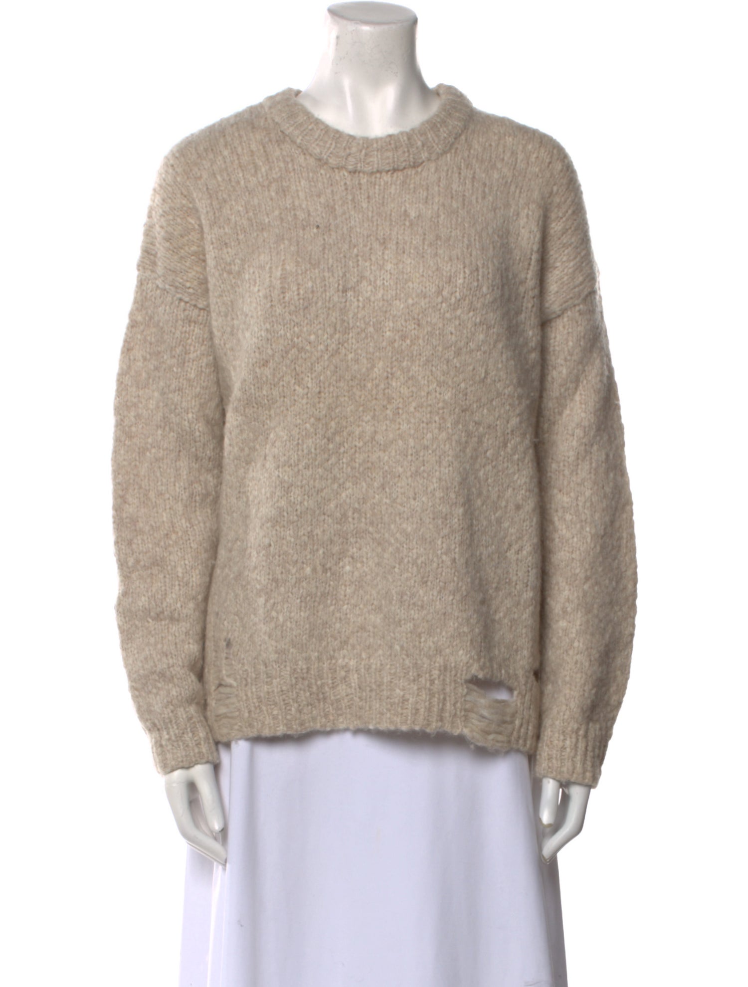 Raquel Allegra Baby Alpaca Crew Neck Sweater