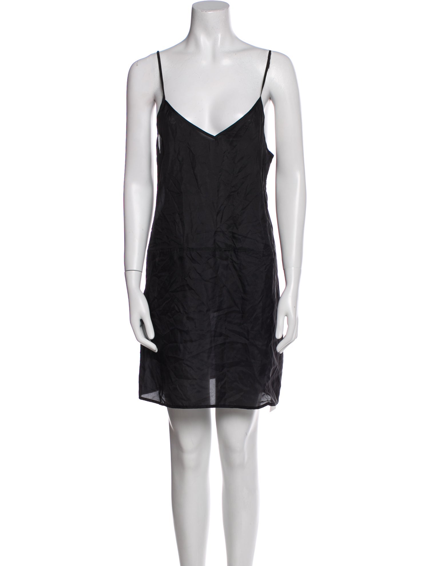 Raquel Allegra Silk Lace Trim Embellishment Nightgown