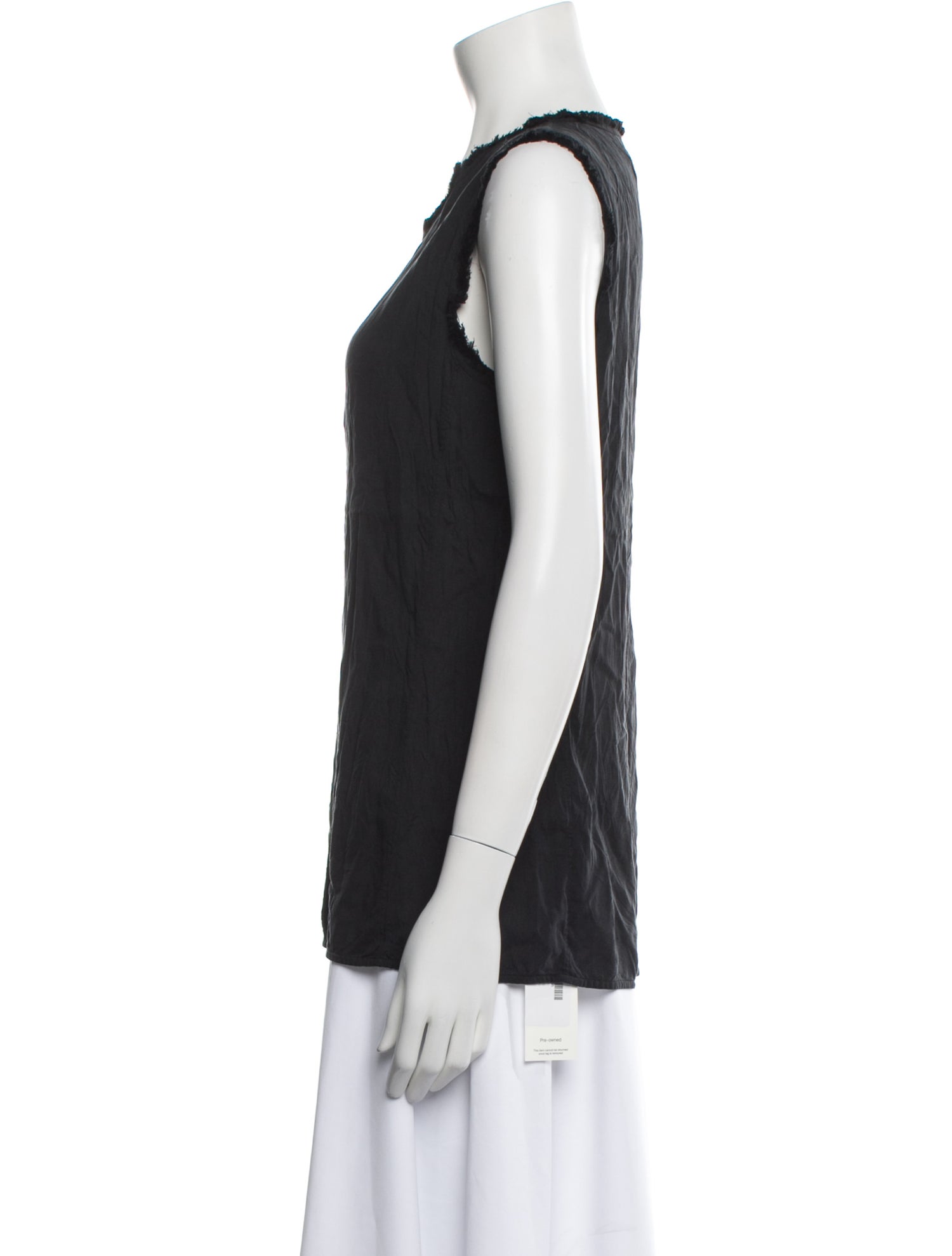 Raquel Allegra Silk Scoop Neck Top