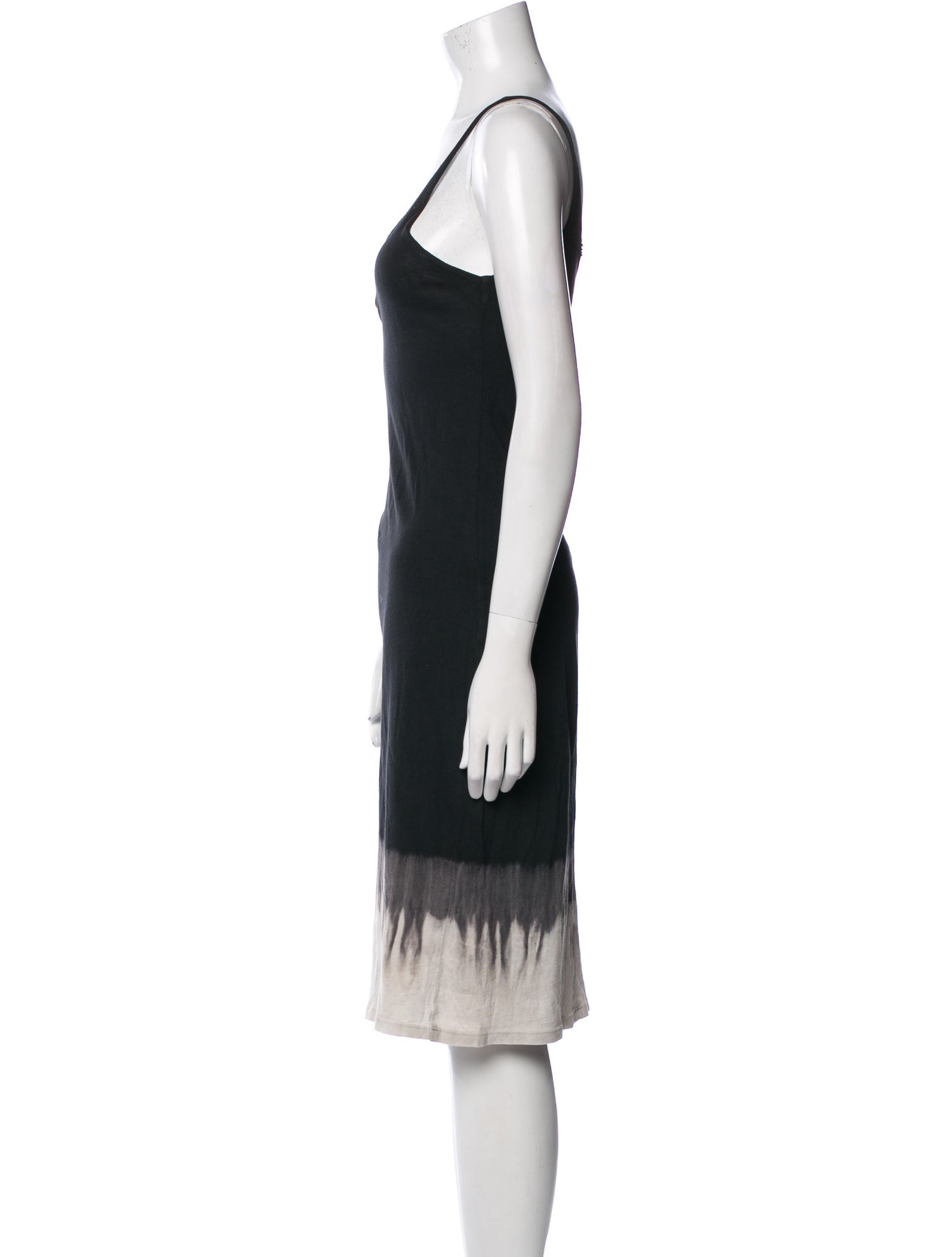 Raquel Allegra Tie-Dye Print Knee-Length Dress