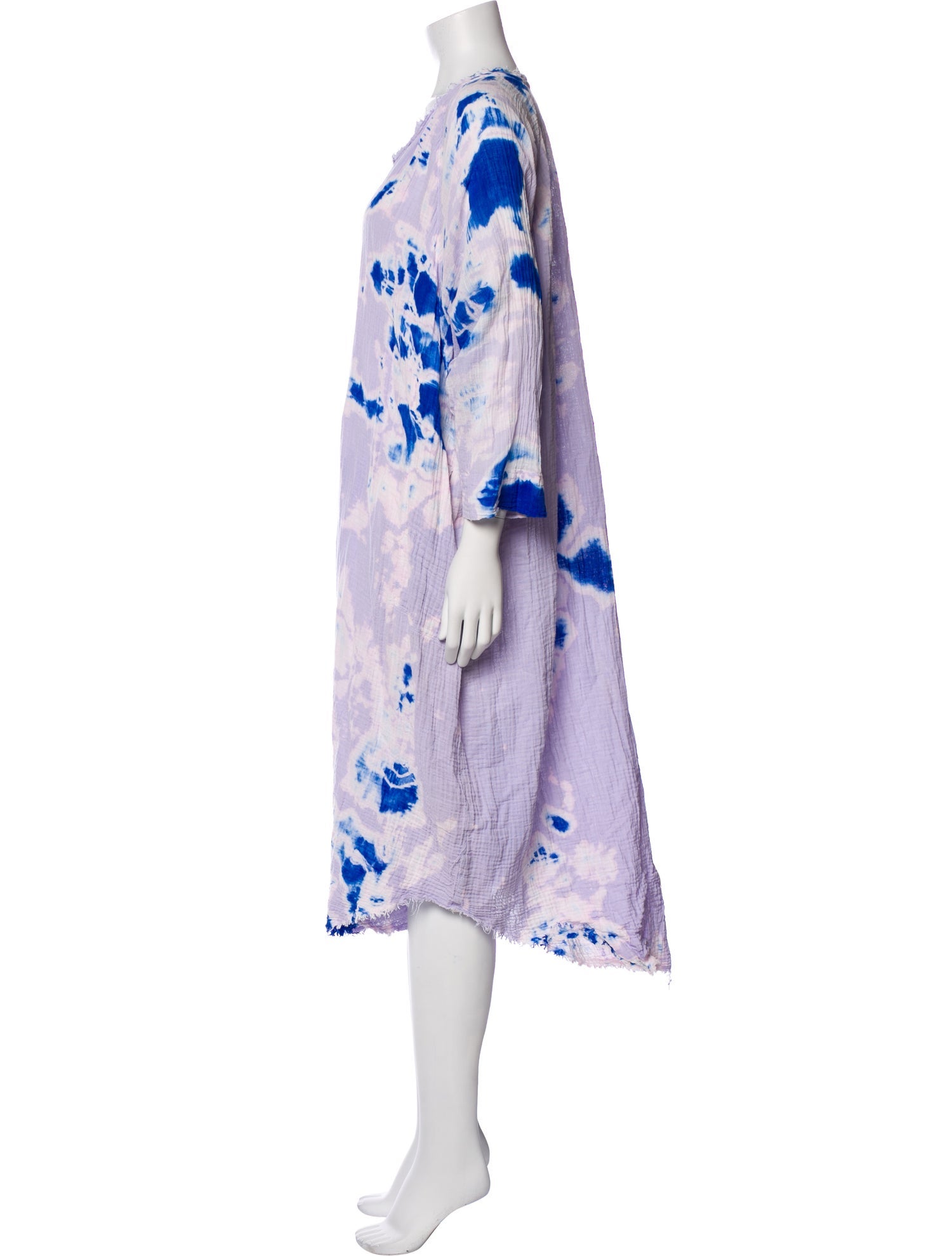 Raquel Allegra Printed Midi Length Dress