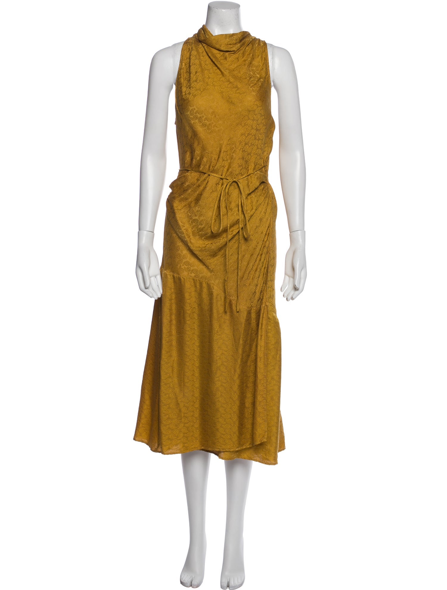 Raquel Allegra Turtleneck Long Dress