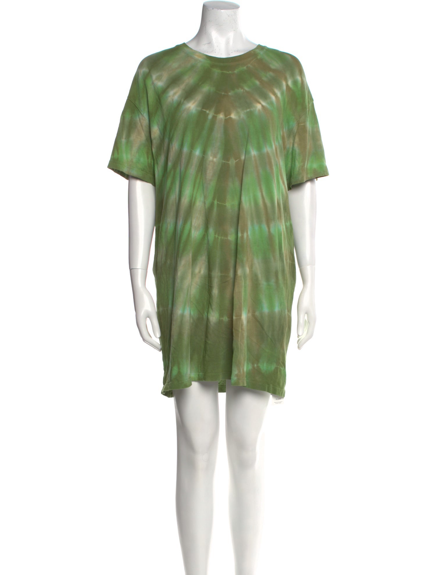 Raquel Allegra Tie-Dye Print Mini Dress