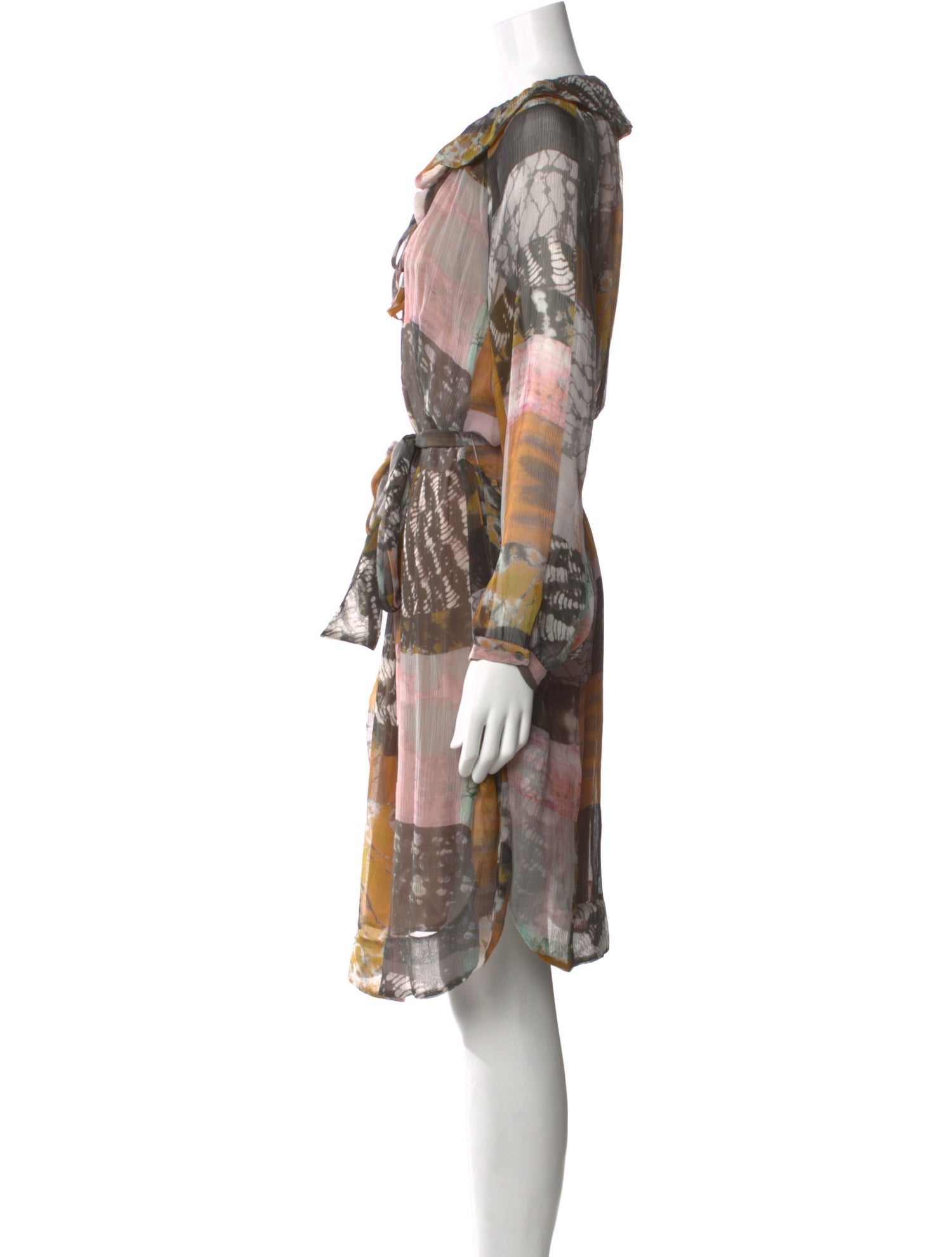 Raquel Allegra Printed Mini Dress