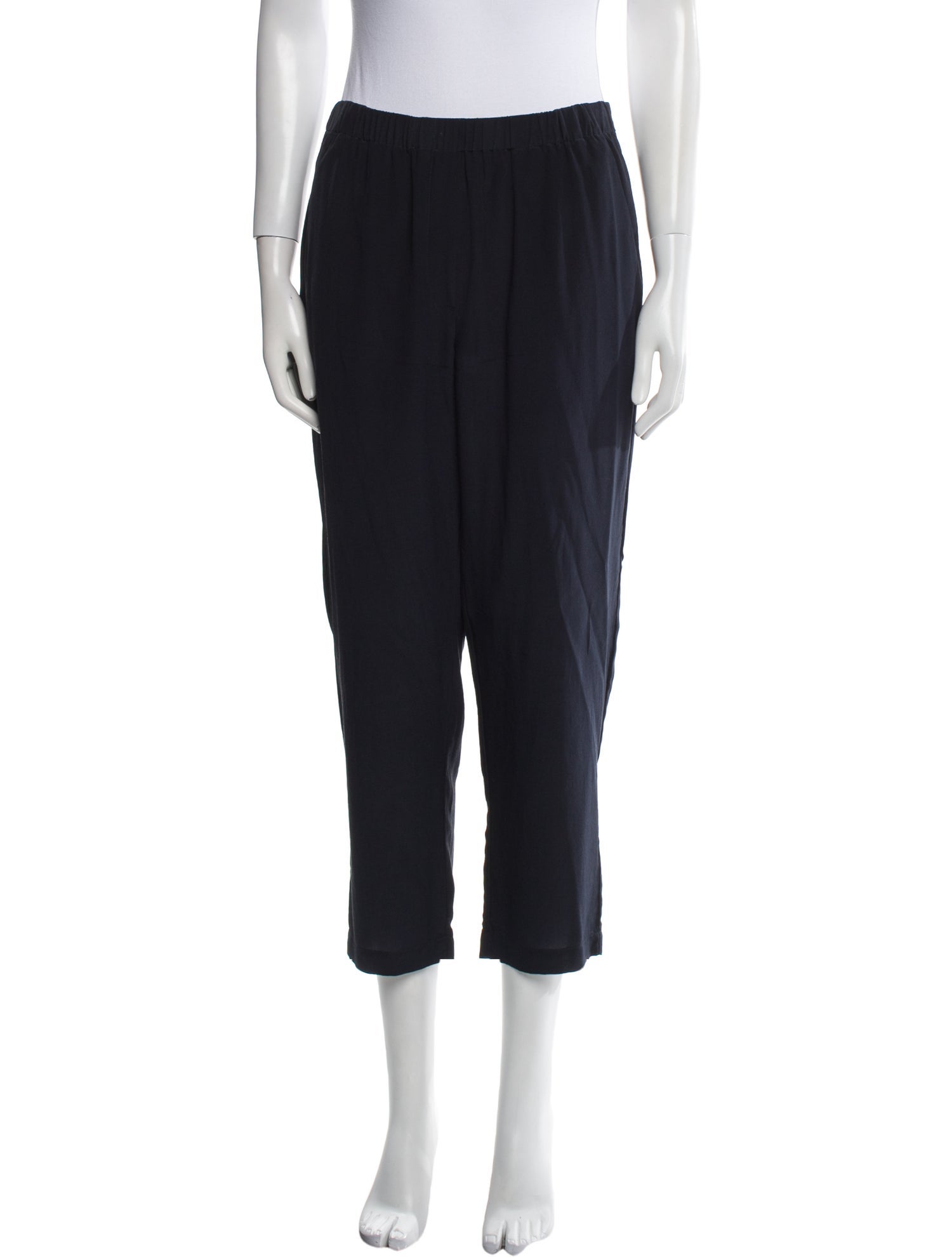 Raquel Allegra Silk Straight Leg Pants