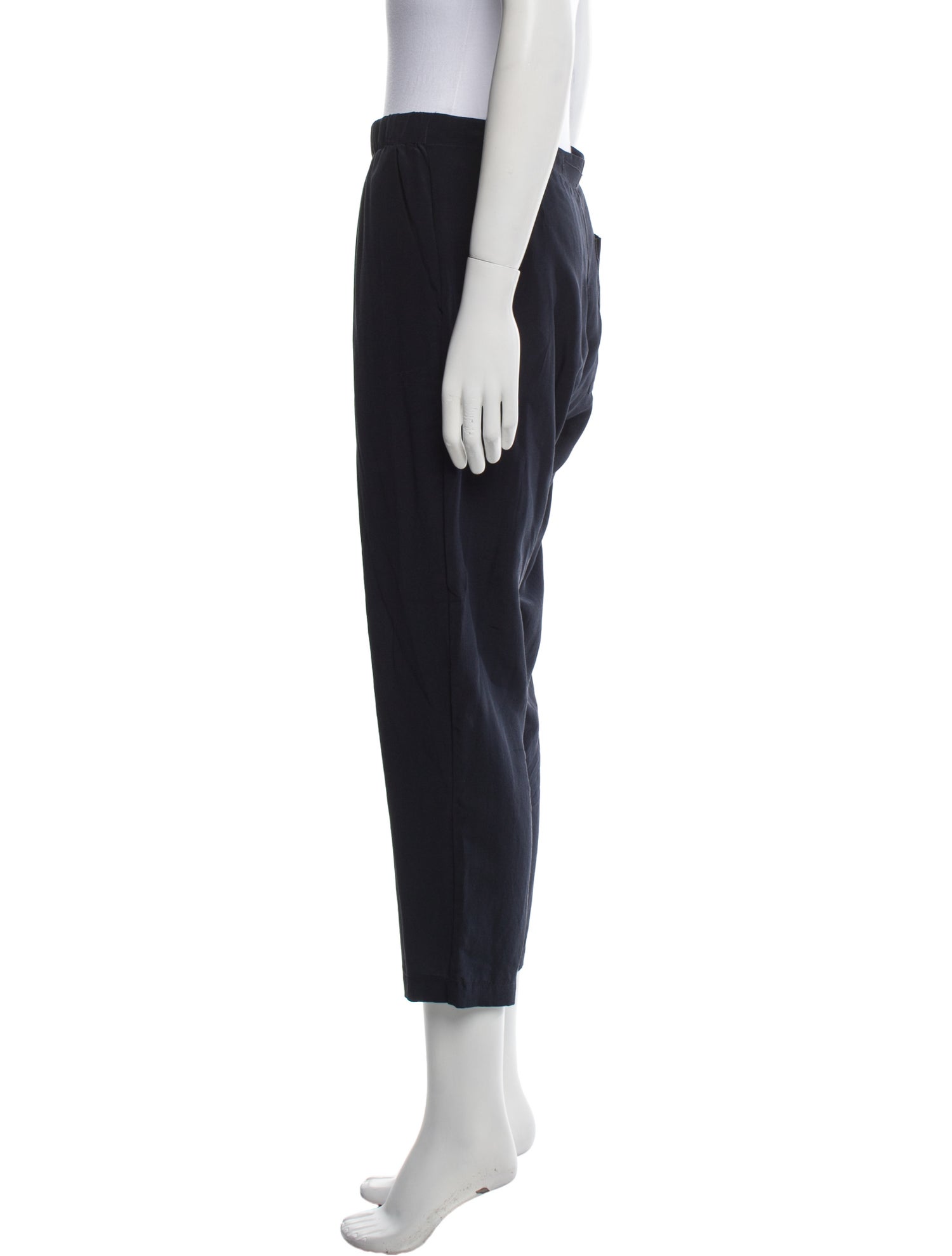 Raquel Allegra Silk Straight Leg Pants