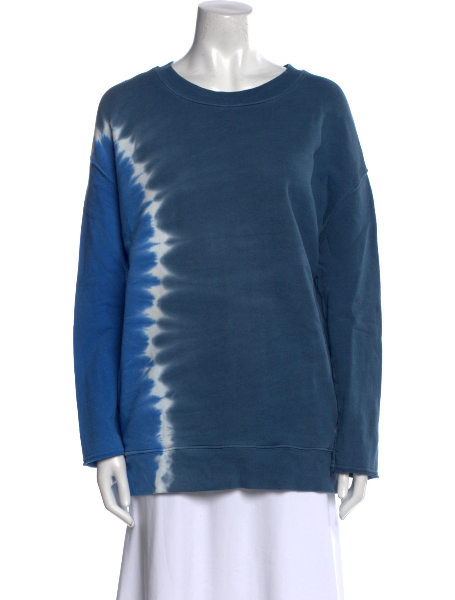 Raquel Allegra Scoop Neck Long Sleeve Sweatshirt