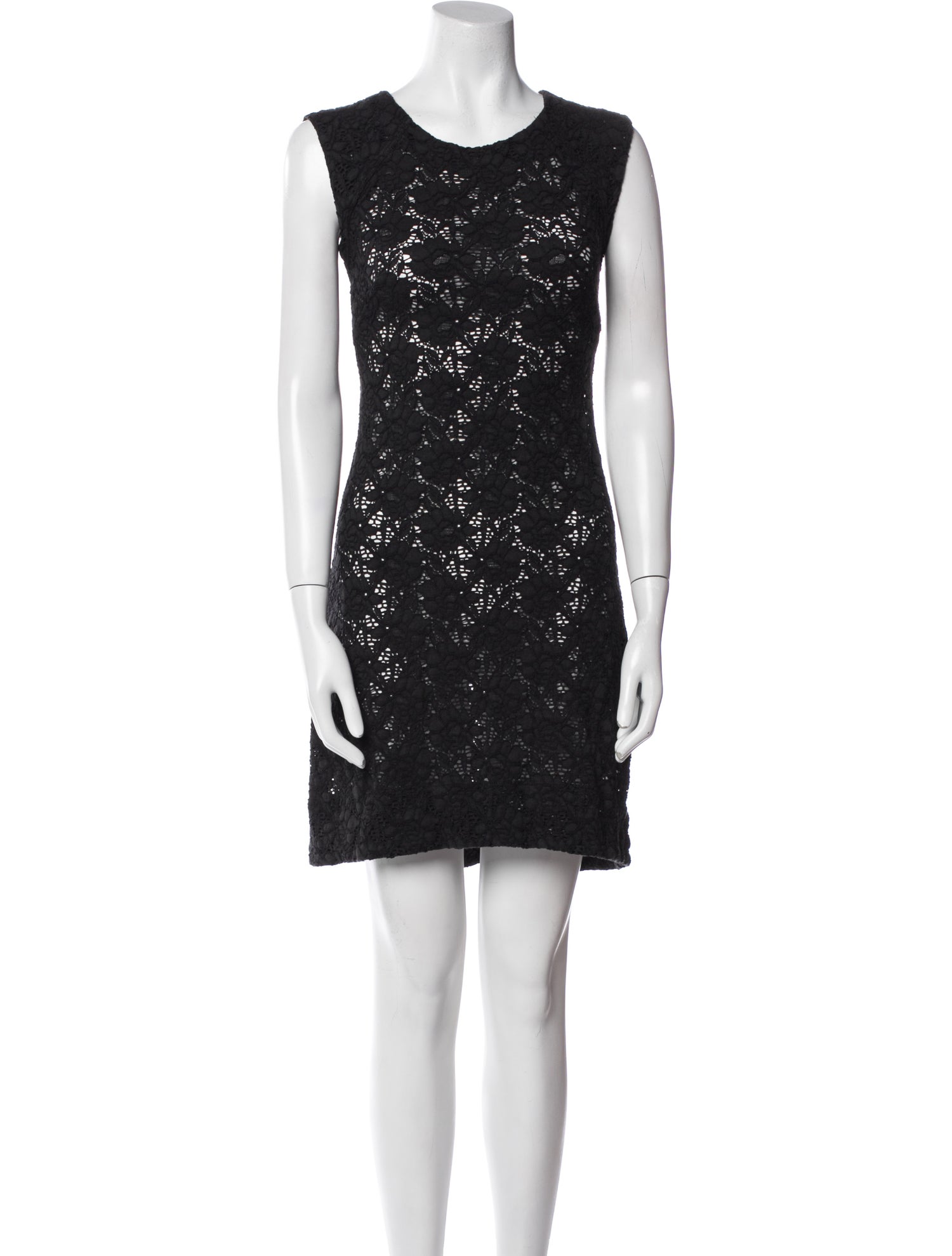Raquel Allegra Crew Neck Mini Dress