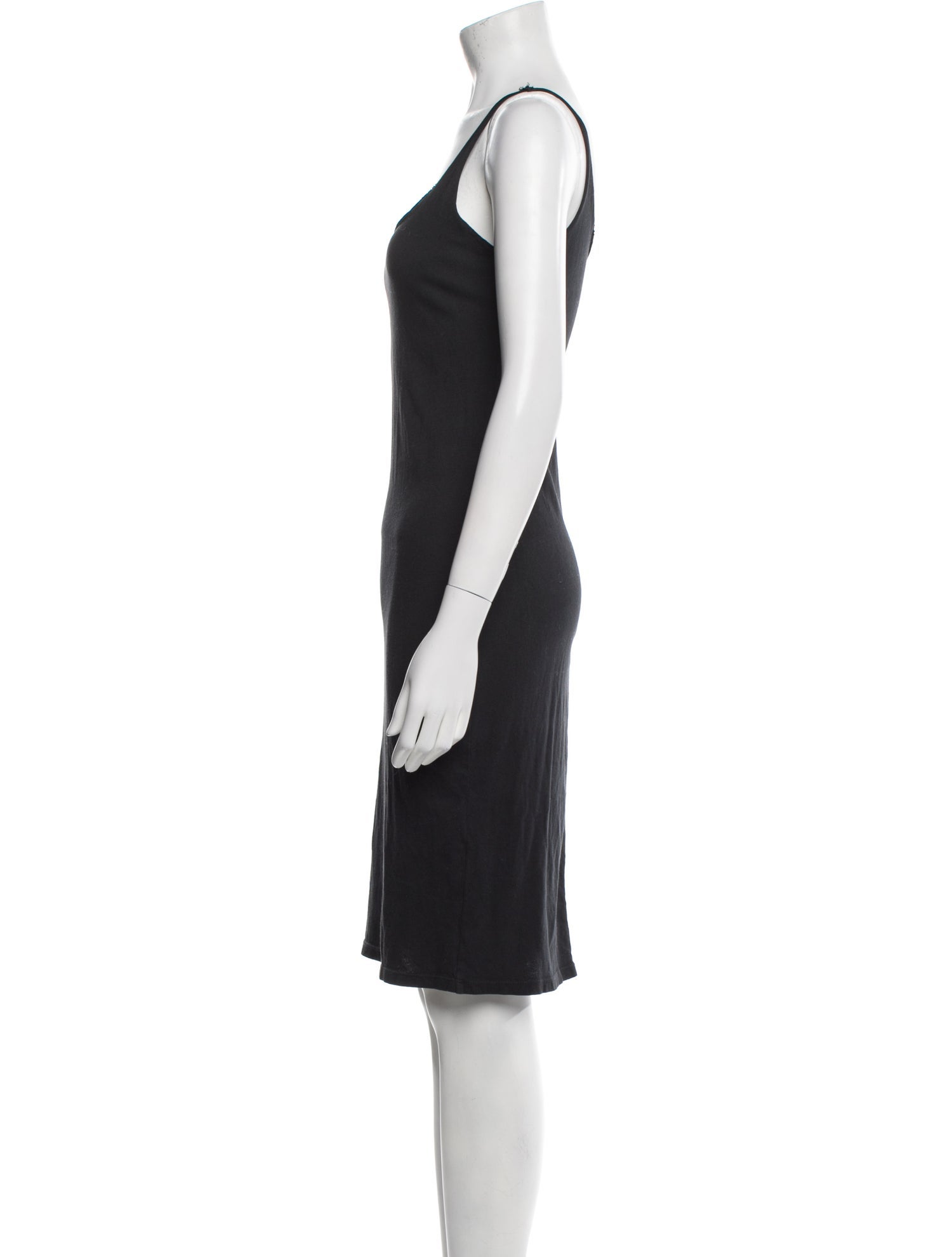 Raquel Allegra Scoop Neck Knee-Length Dress
