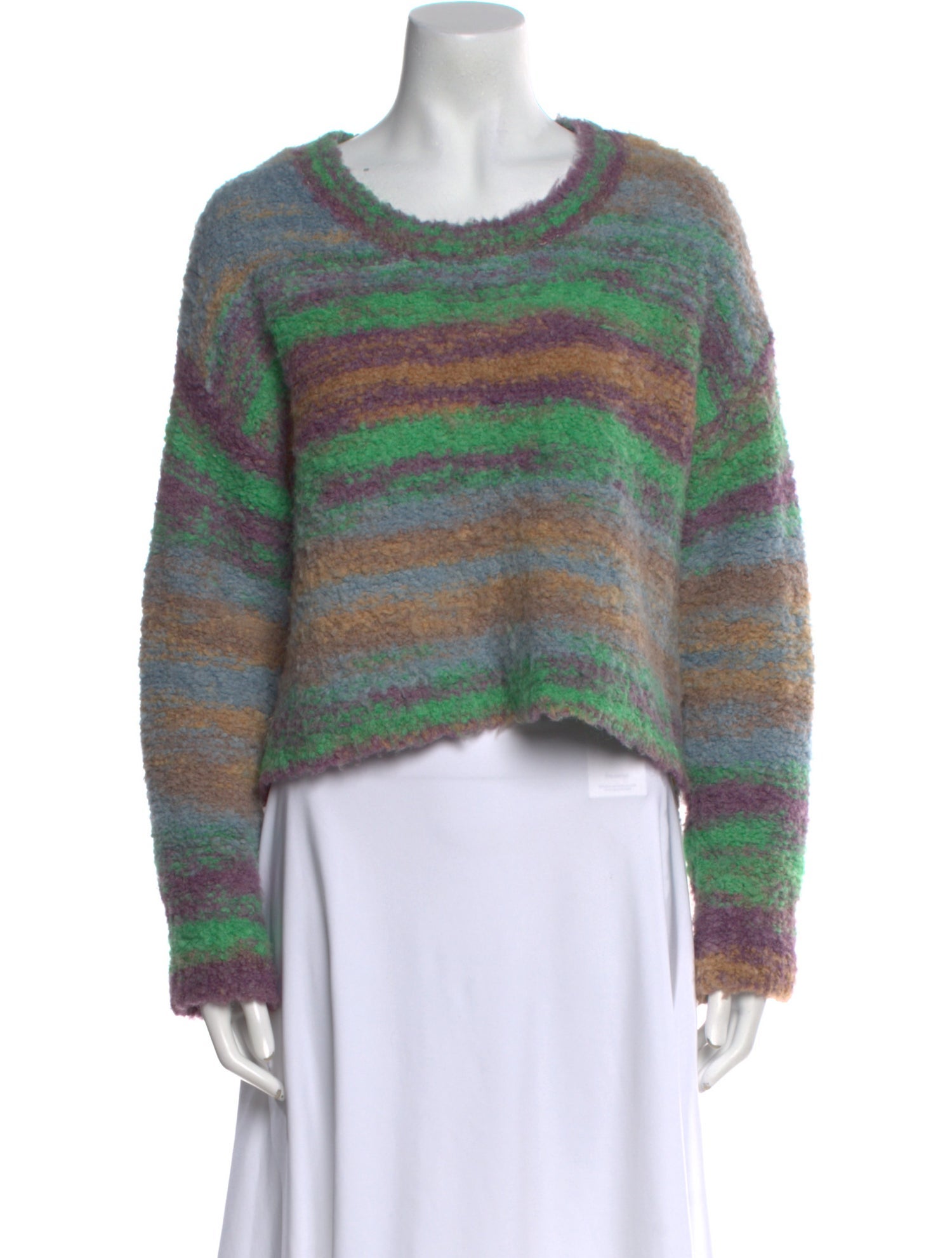 Raquel Allegra Alpaca Striped Sweater