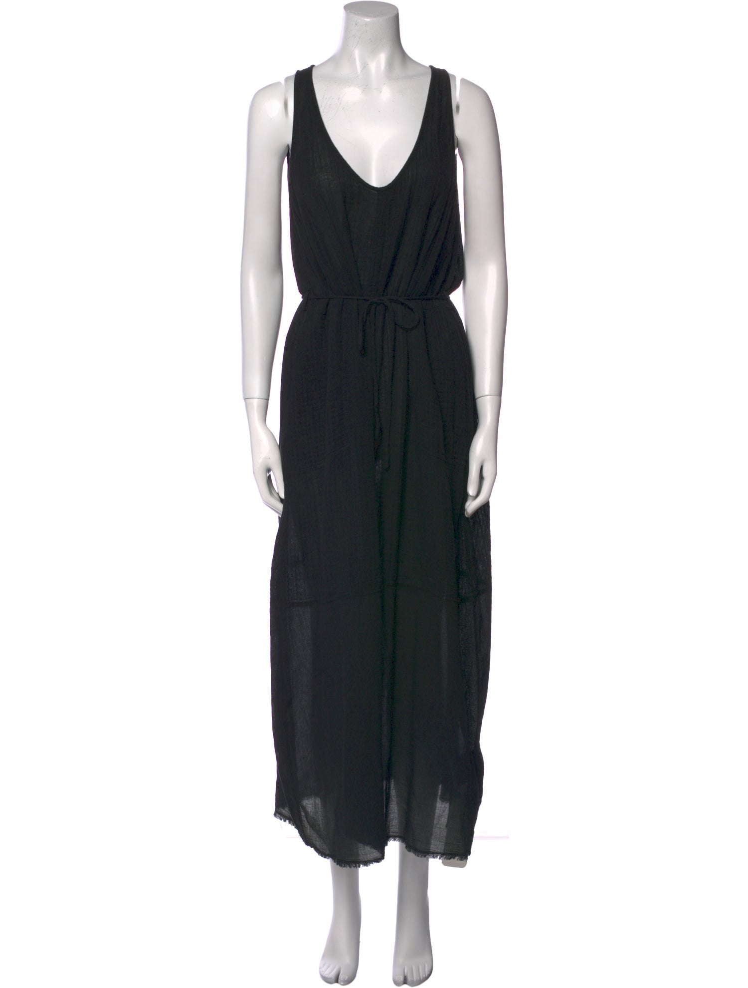 Raquel Allegra V-Neck Long Dress