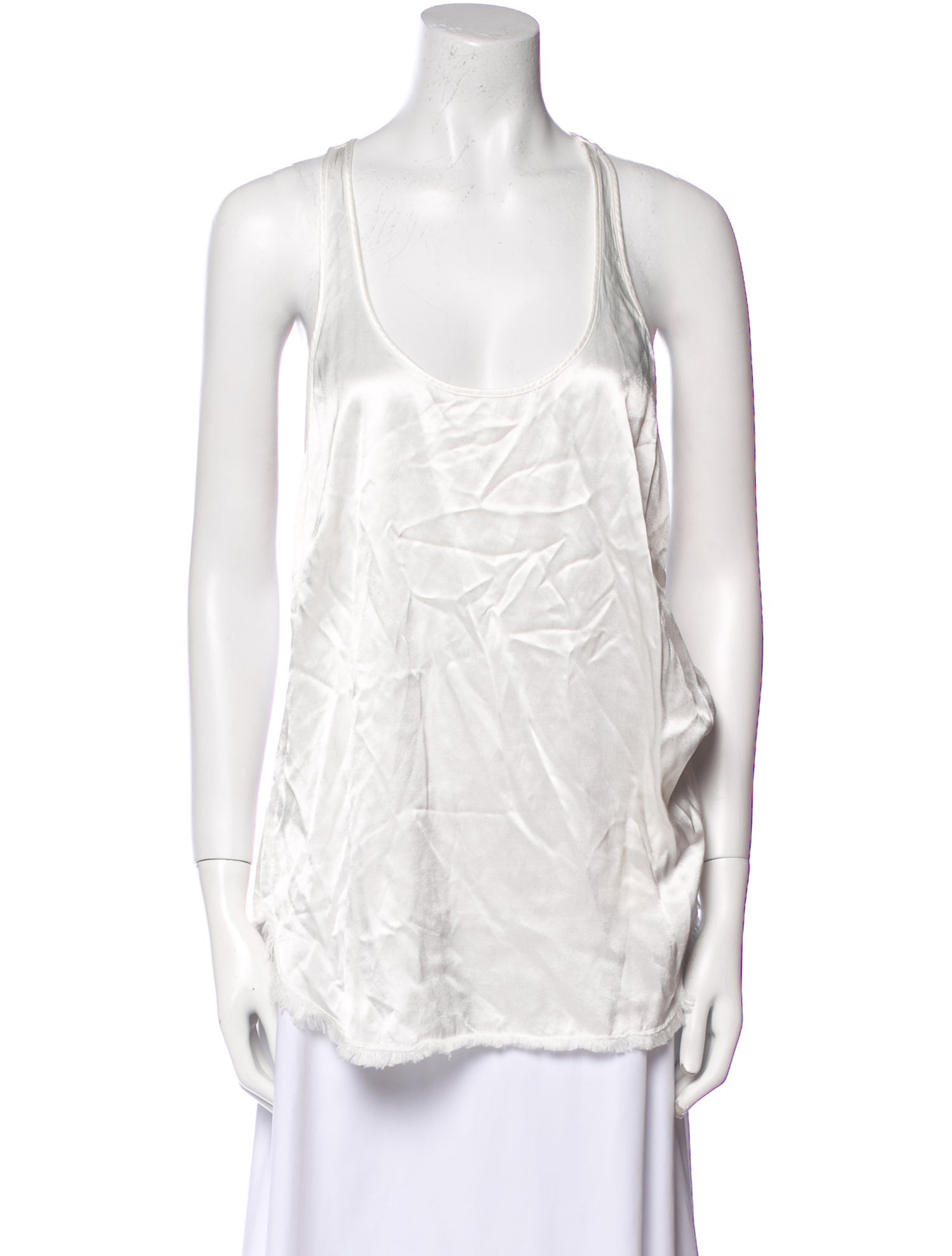 Raquel Allegra Scoop Neck Sleeveless Top