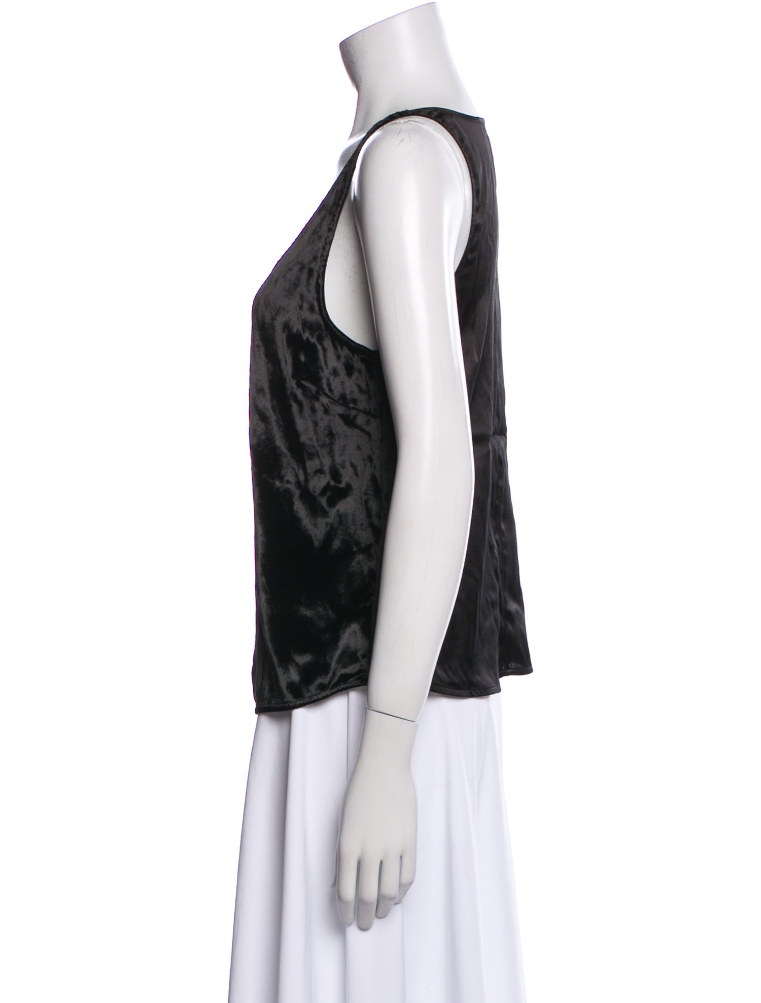 Raquel Allegra Silk Graphic Print Top