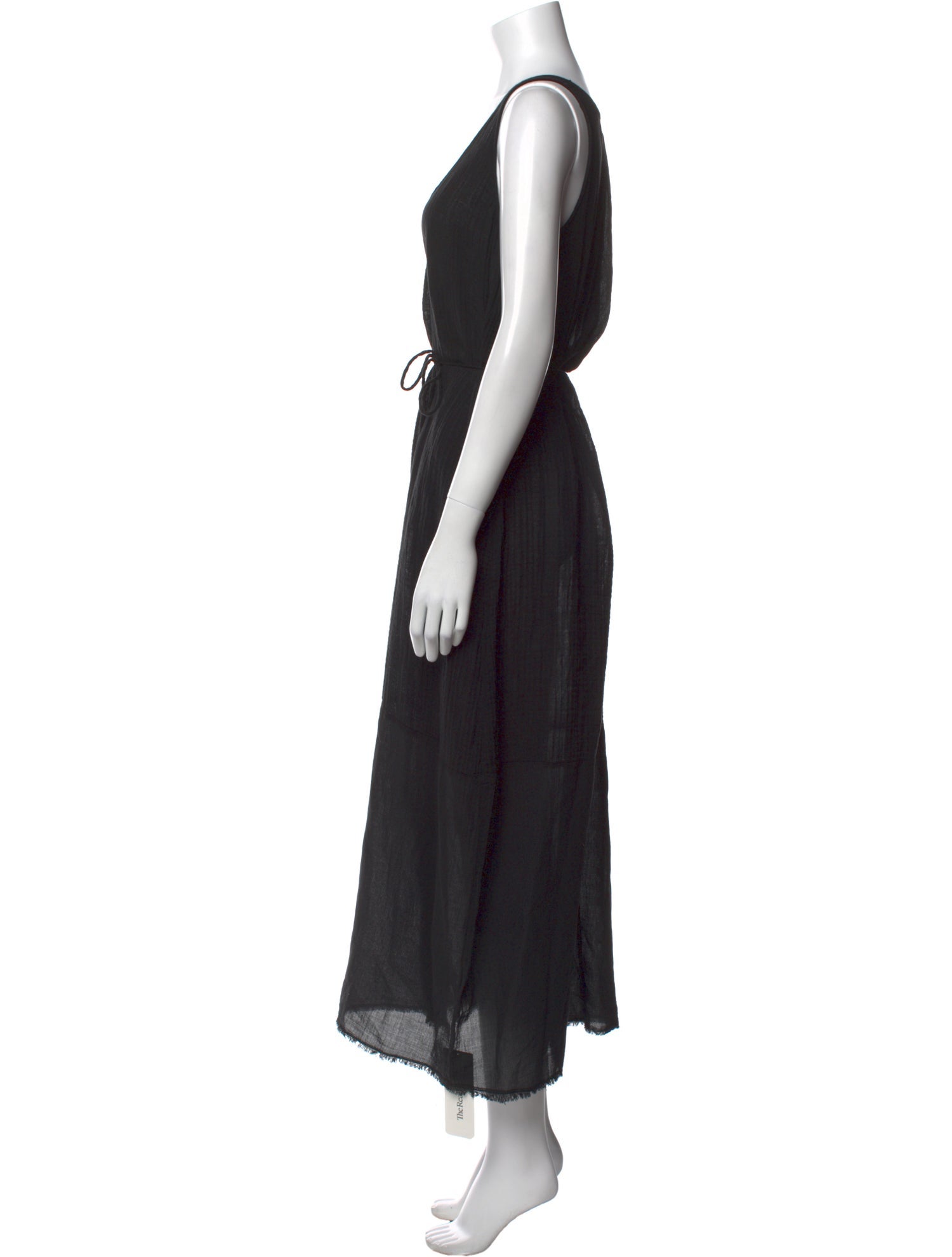 Raquel Allegra Scoop Neck Long Dress