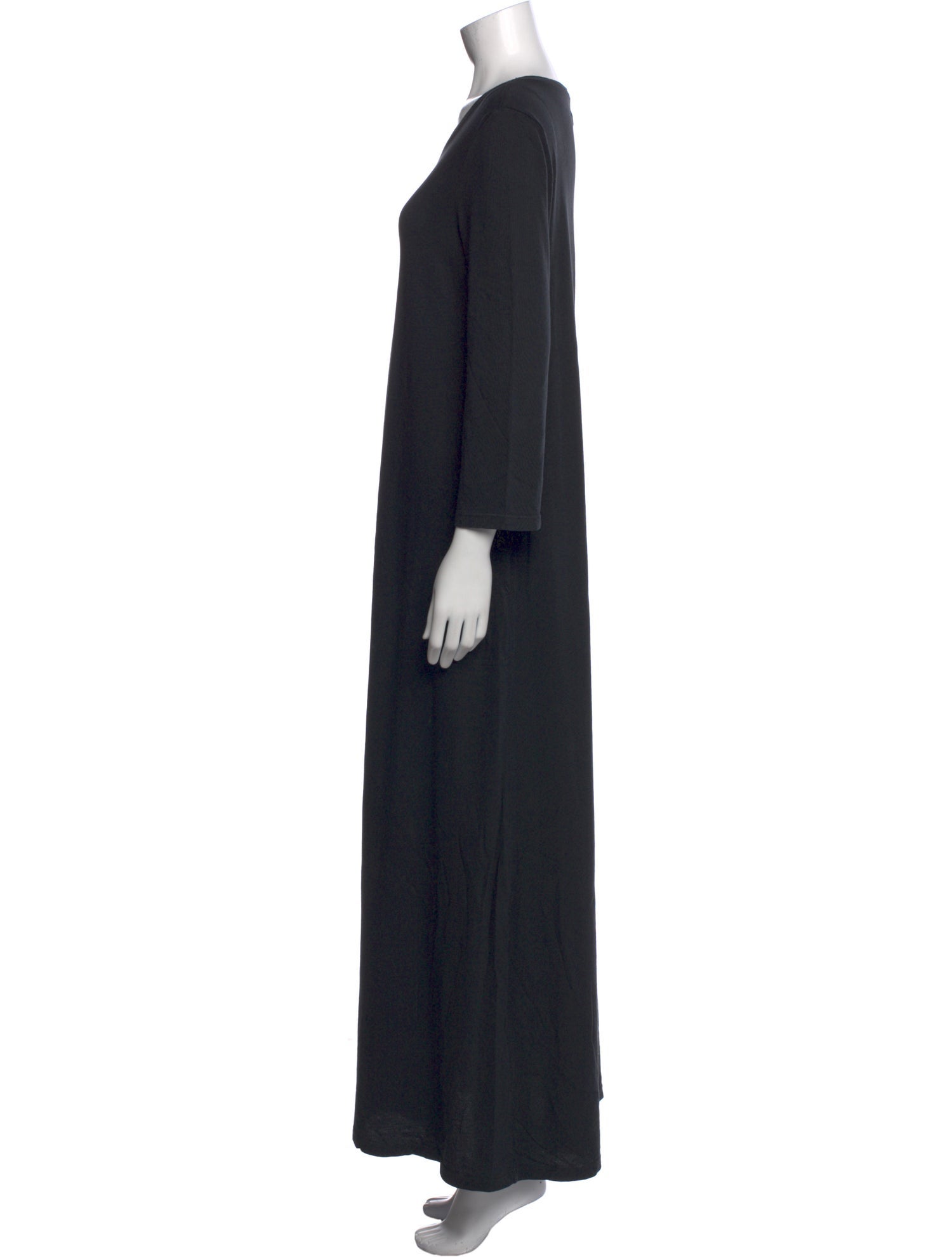 Raquel Allegra Scoop Neck Long Dress