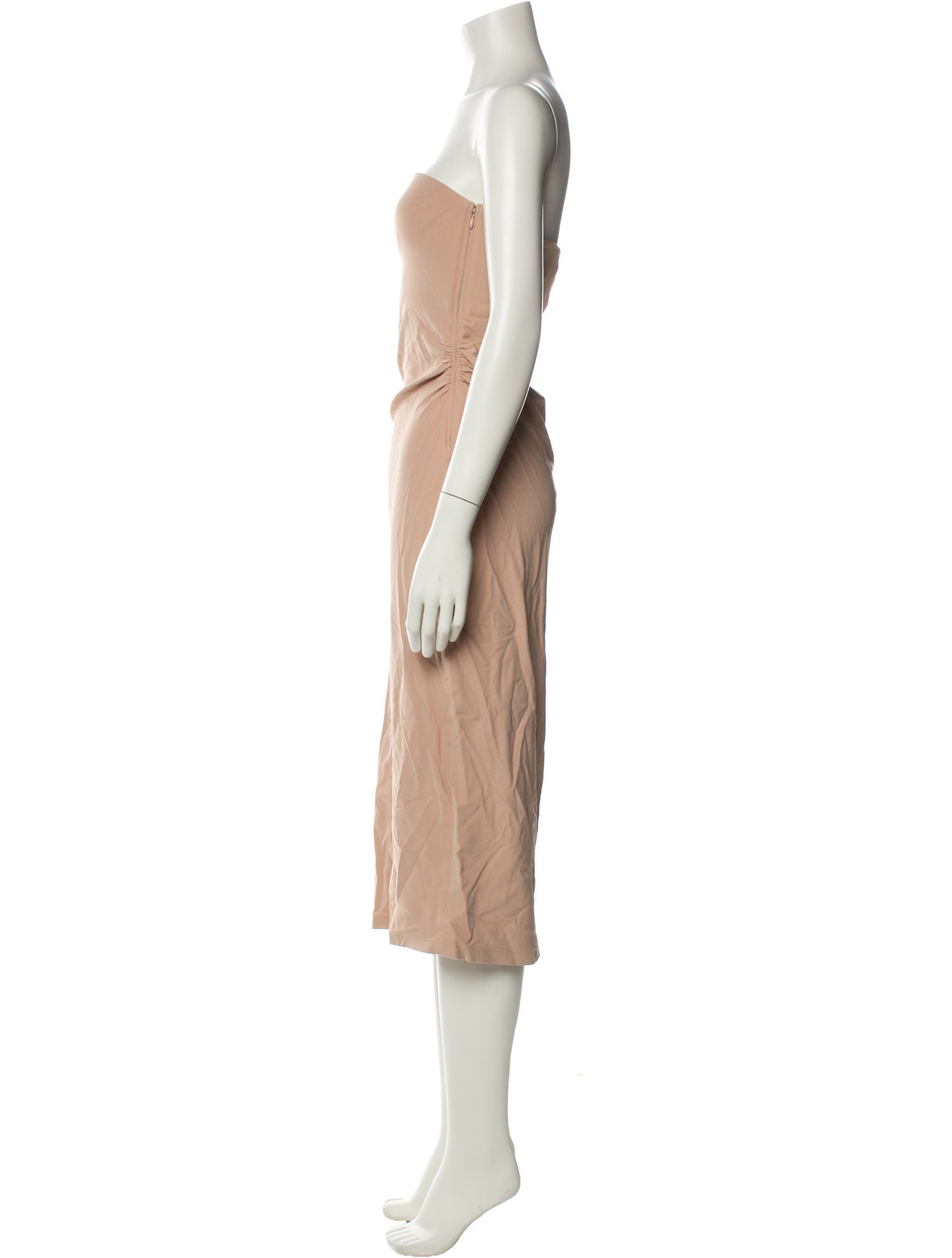 Raquel Allegra Strapless Knee-Length Dress