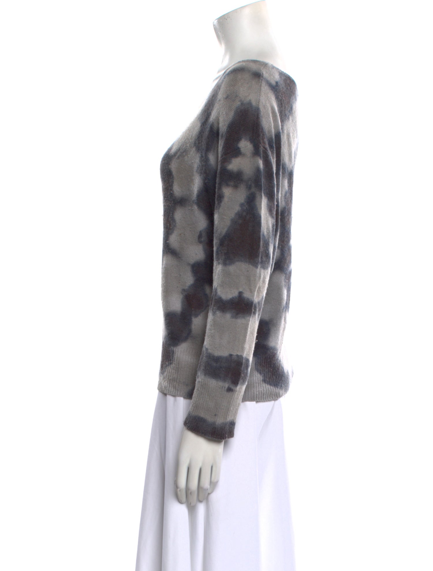 Raquel Allegra Cashmere Tie-Dye Print Sweater