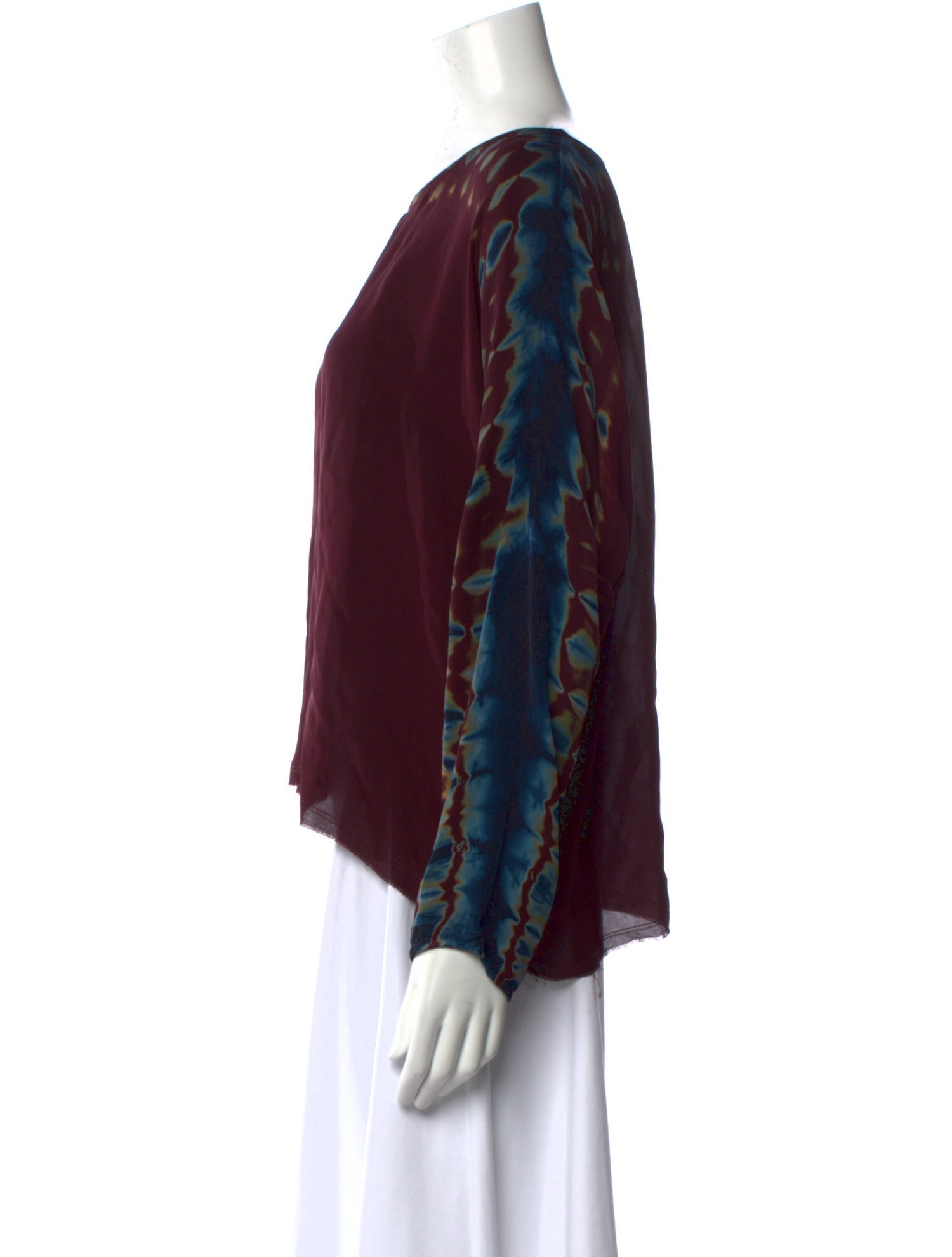 Raquel Allegra Silk Printed Blouse